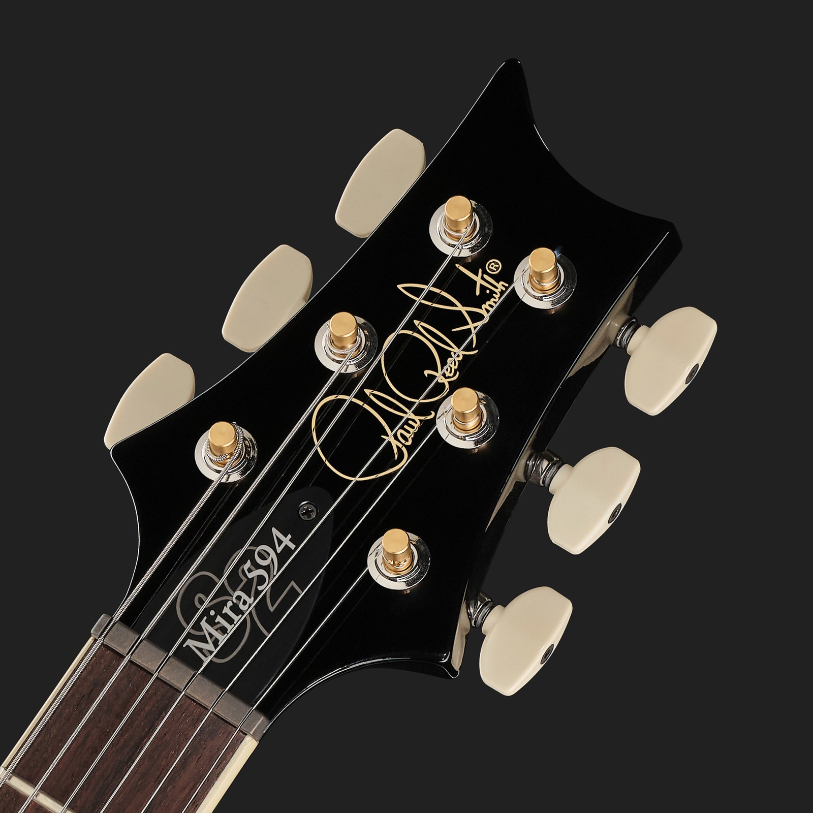 Kopfplatte der der PRS S2 Mira 594 Black