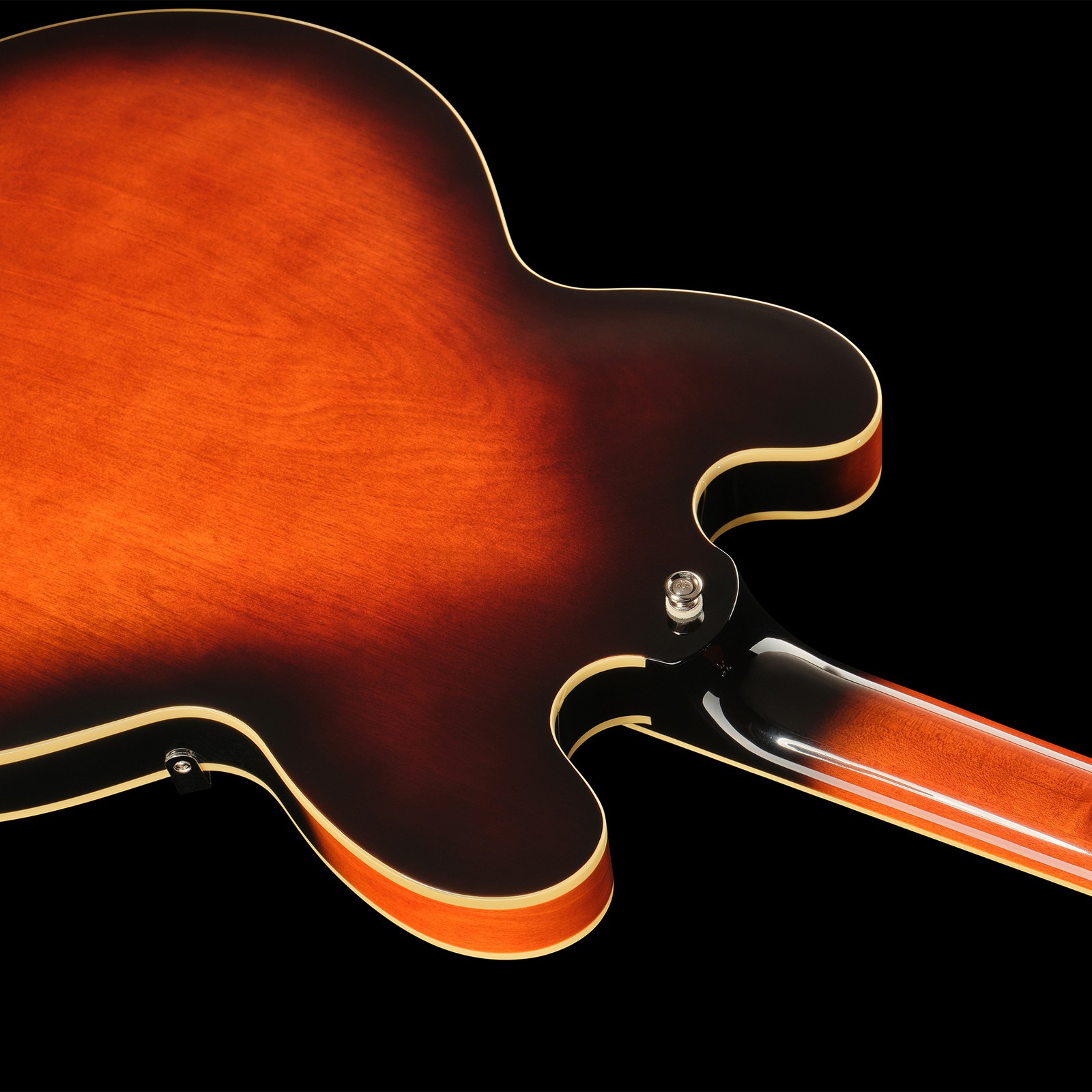 Rückseite der Epiphone Bonehead Riviera DTSB LH