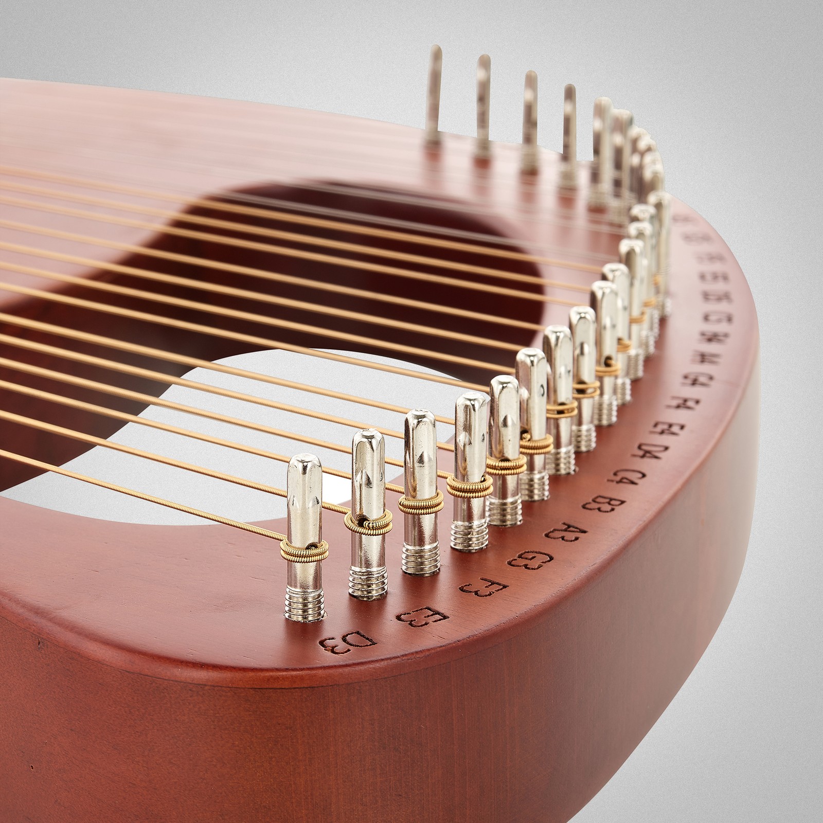 Thomann LH24B Lyre Harp 24 Strings BR, Detail
