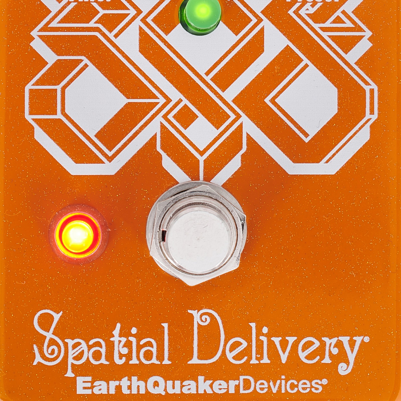 EarthQuaker Devices Logo on the EarthQuaker Devices Spatial Delivery V3