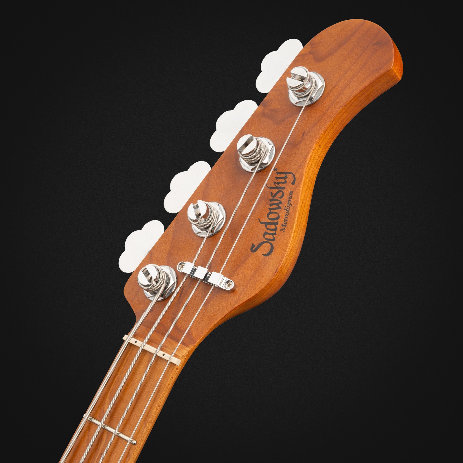 Headstock, Sadowsky MetroExpress 24 Modern 4 Maple Champagne, bass guitar