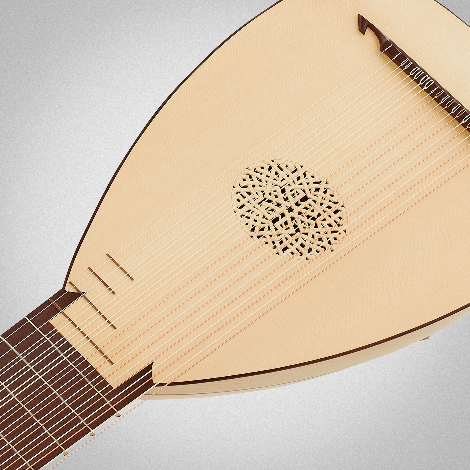 Decke der Scala Vilagio T.H. Baroque Lute 11C Plum