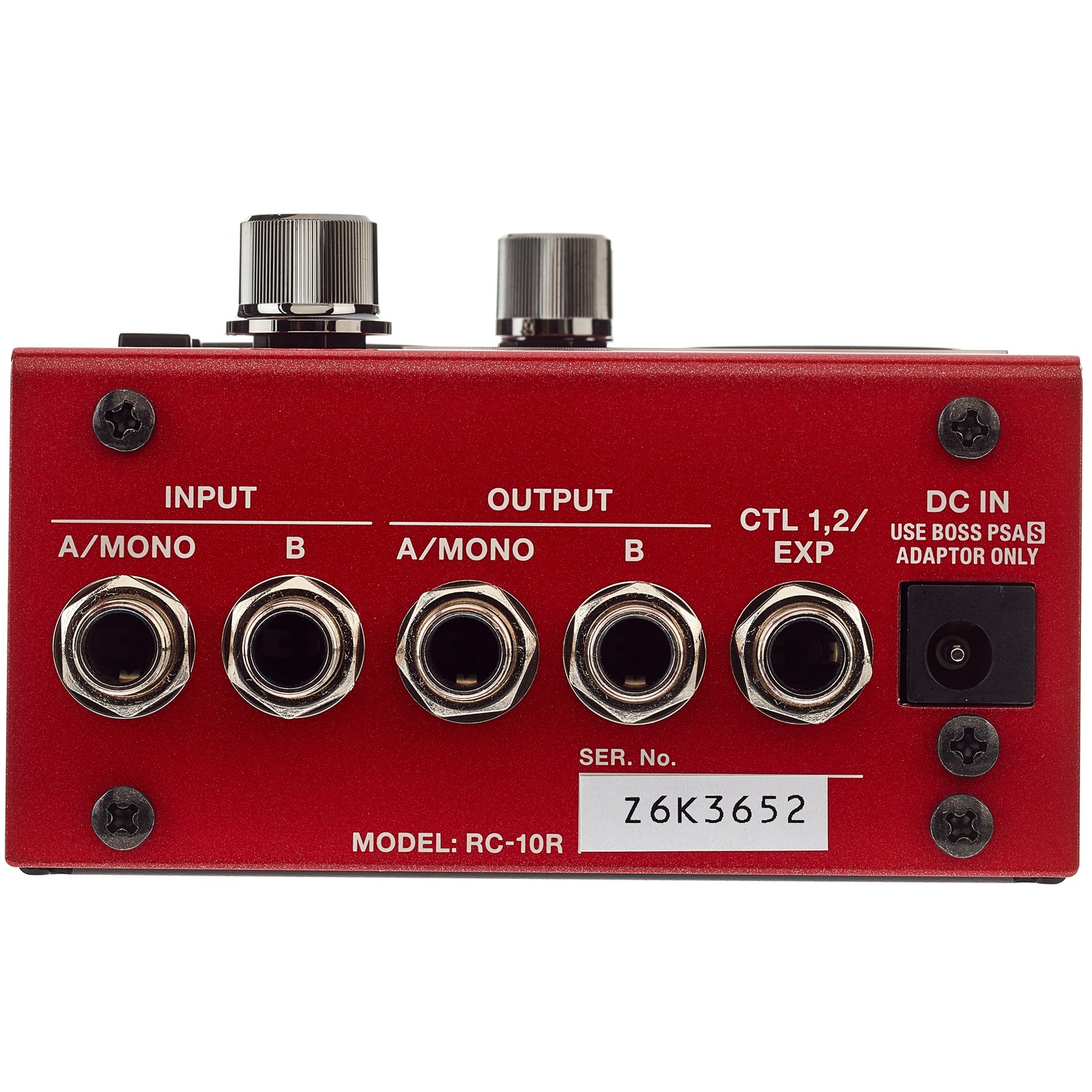 Boss RC-10R Rhythm Loop Station, sockets