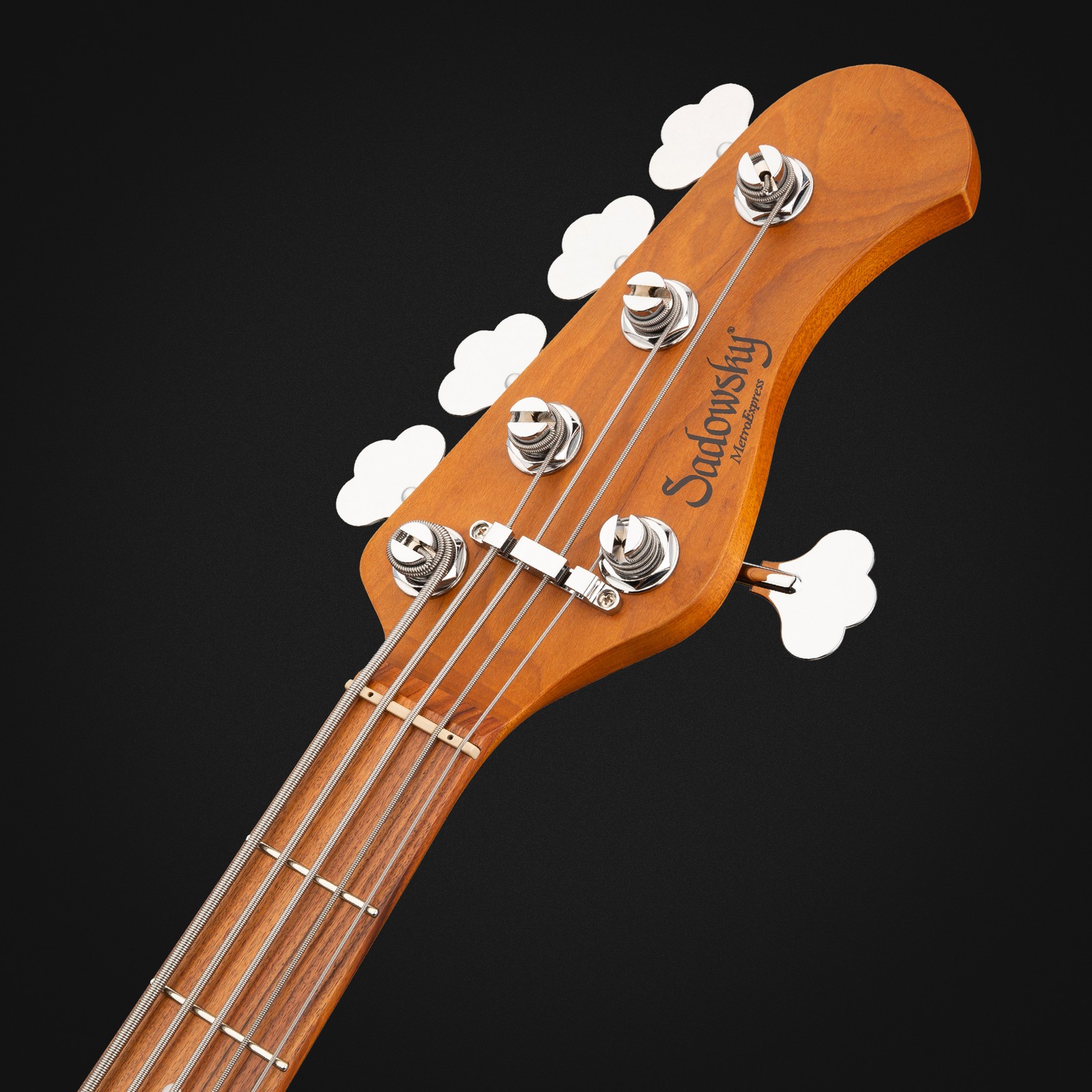 Headstock, Sadowsky MetroExpress 22 Will Lee 5 CAR, artist's signature five-string