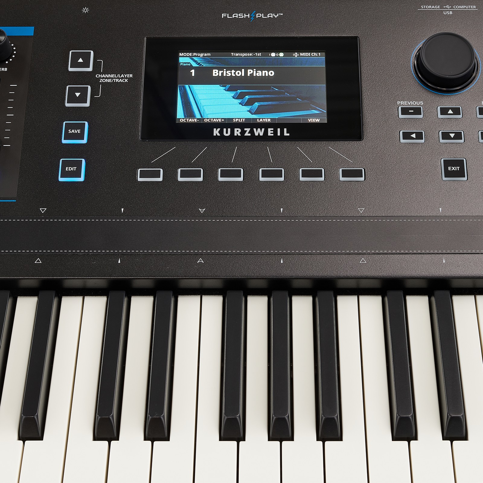 Kurzweil K2700, Detail