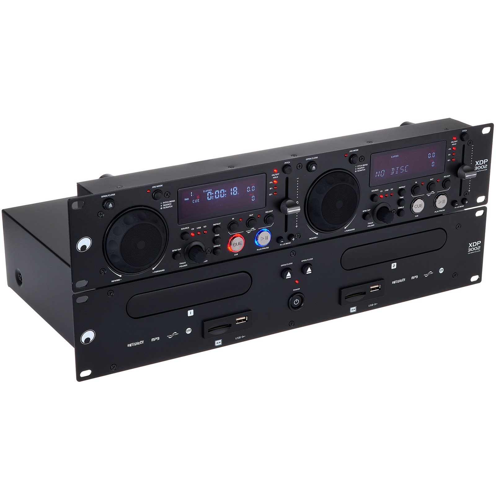 Omnitronic XDP-3002 Dual-CD-MP3 Player