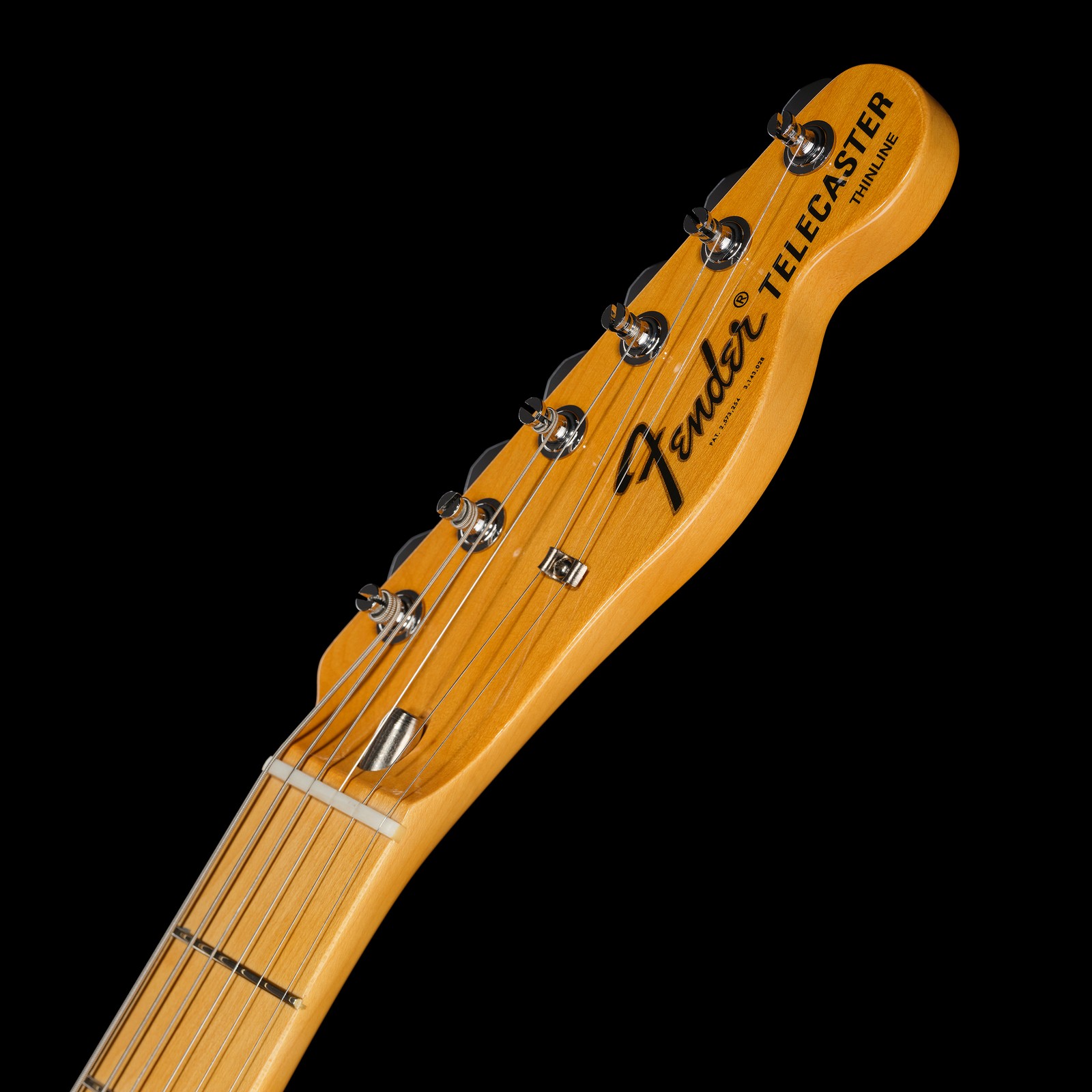 Kopfplatte der Fender AV II 72 TELE THINLINE MN AGN, E-Gitarre