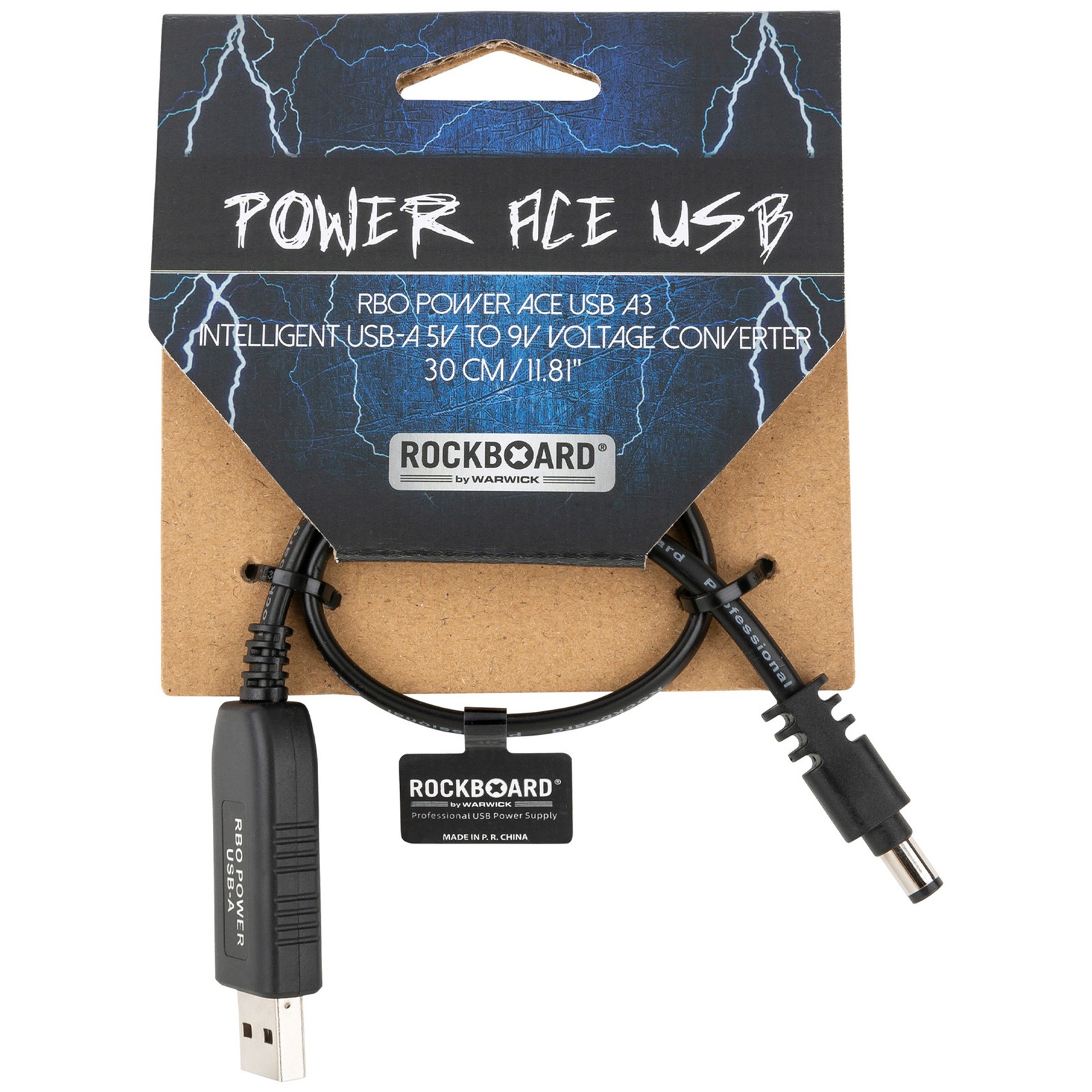 Rockboard Power Ace USB A3, USB-A to 9V Voltage Converter