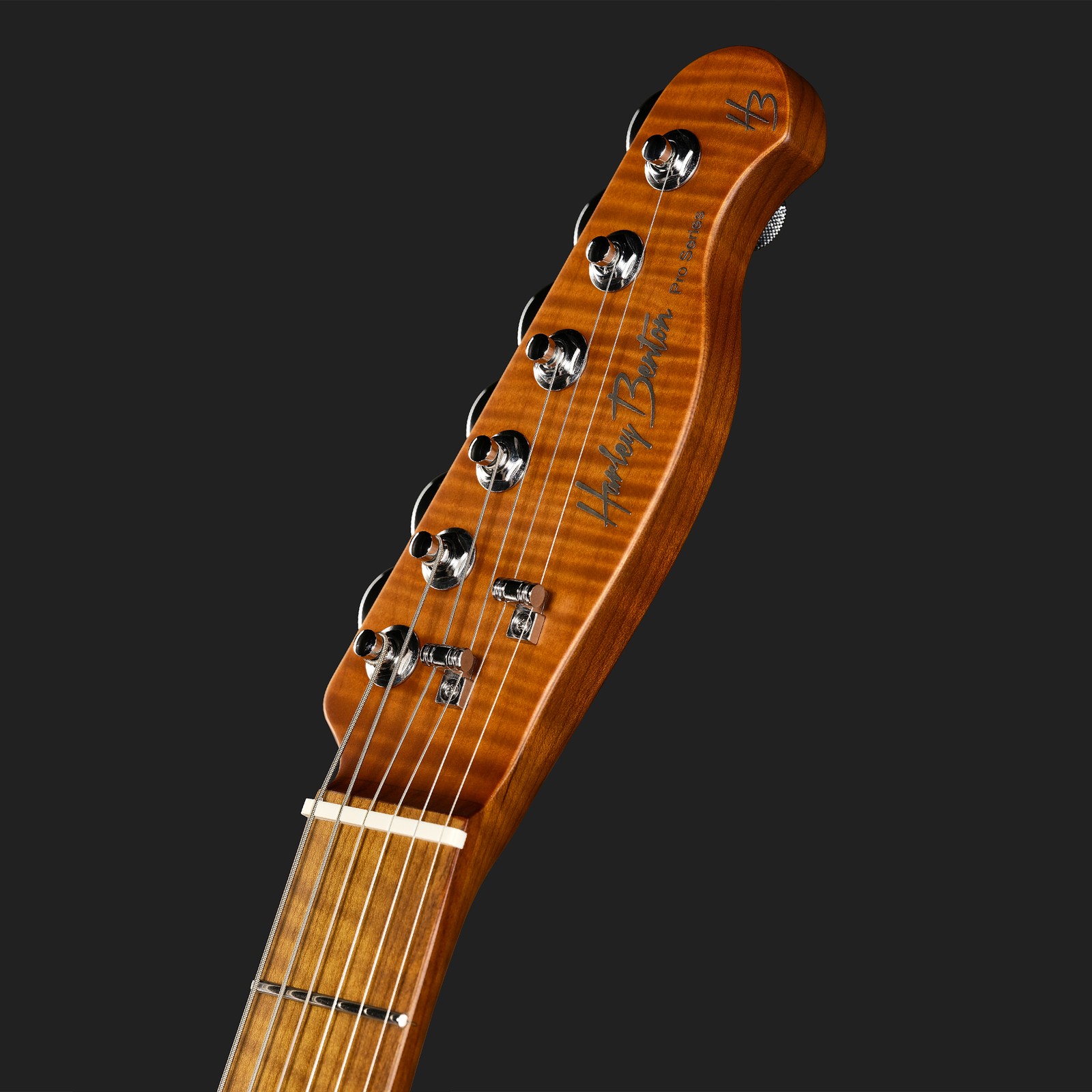 Kopfplatte der Harley Benton Fusion-T II HH MN OTC