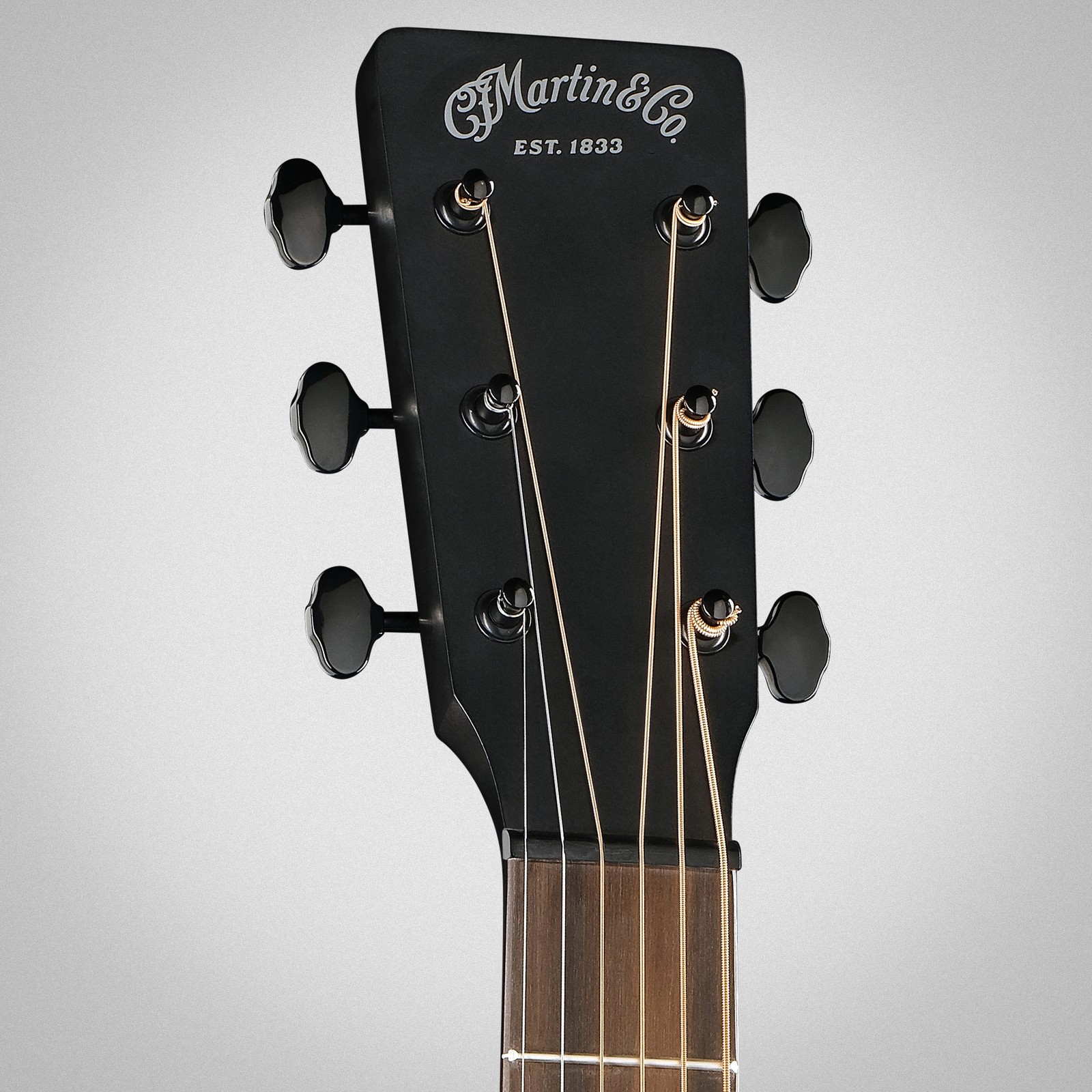 Martin Guitar DC-10E Modern BLK LH, Kopfplatte