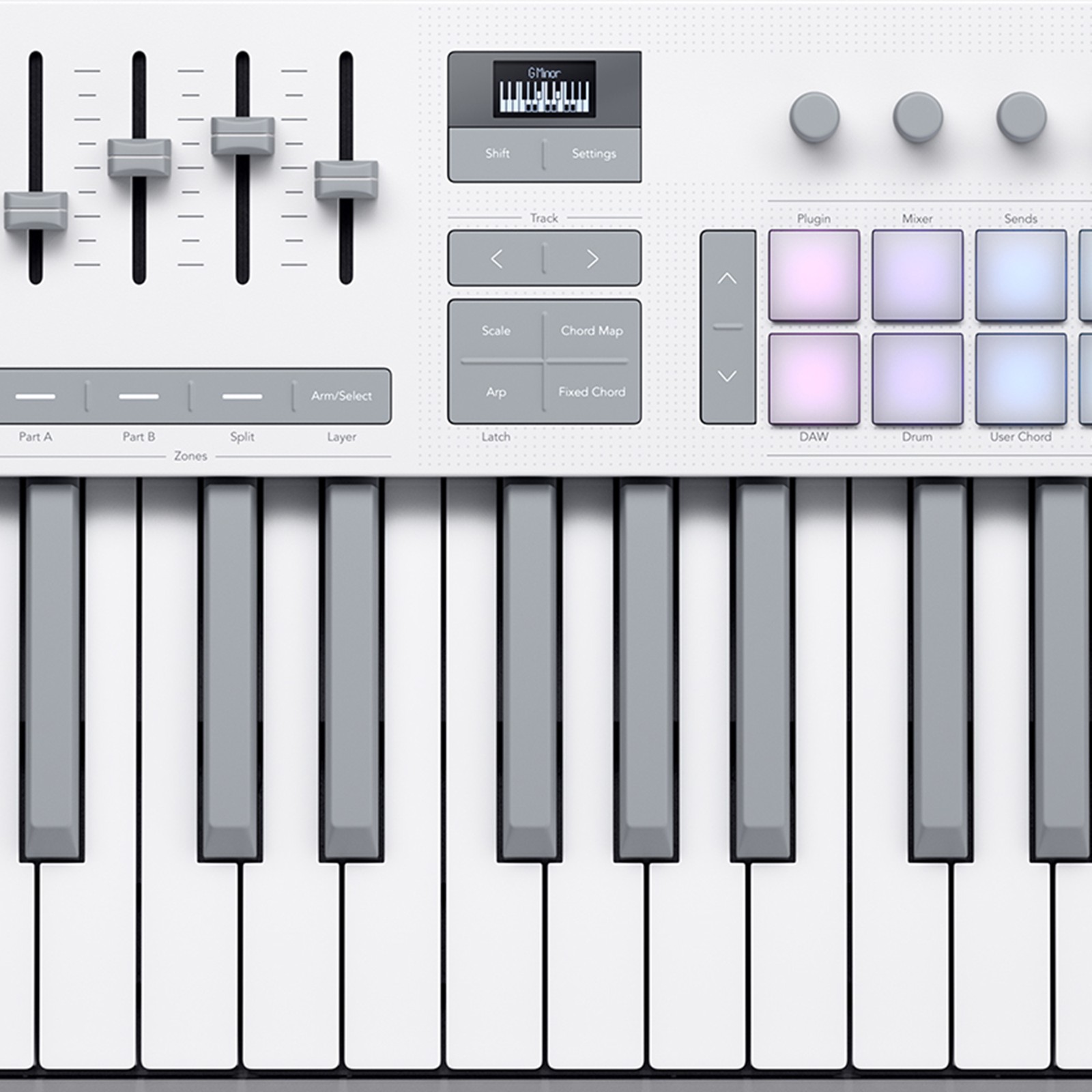Novation Launchkey 61 MK4 WH, DAW-Controller 