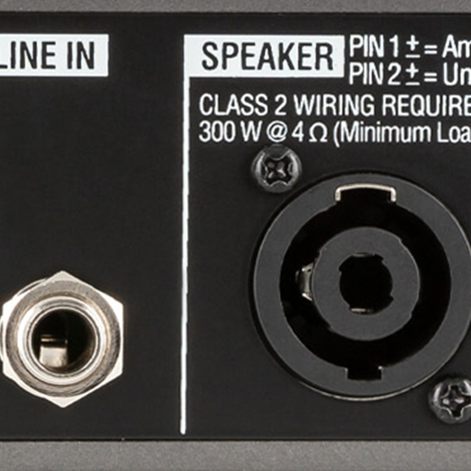 Warwick Stage Series PA 300, Rückseite des Topteil für E-Bass