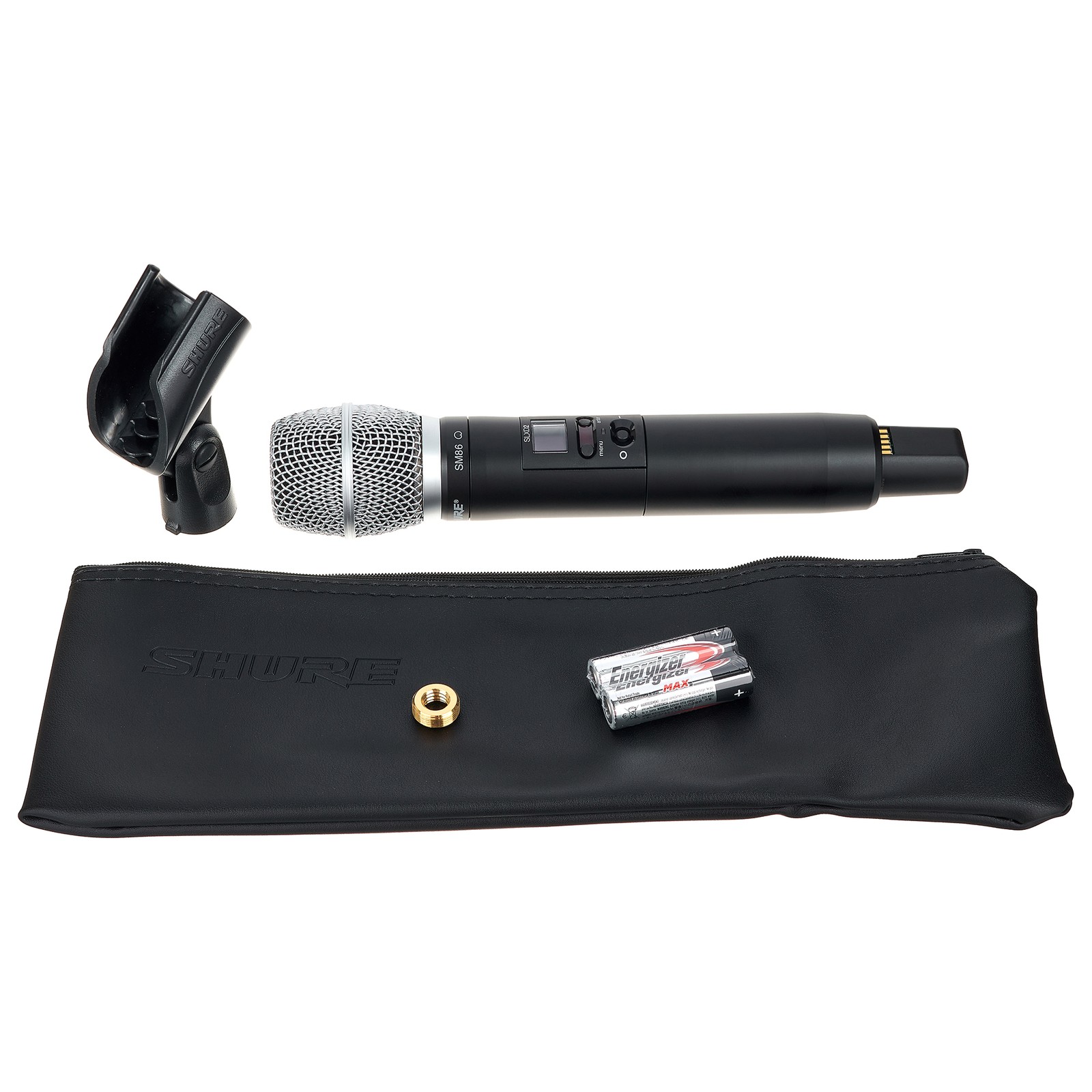 Shure SLXD2/SM86 J53, inkl. Mikrofonklemme, Aufbewahrungstasche und 2x AA Batterien