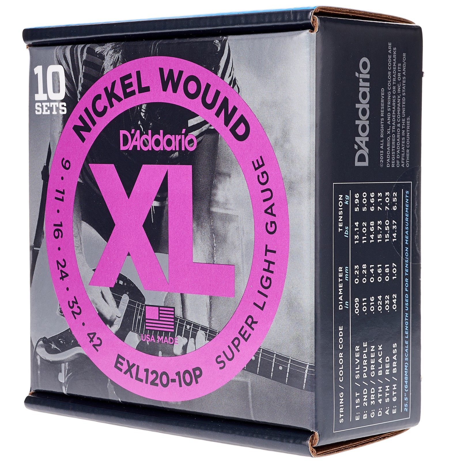 Daddario EXL120-10P
