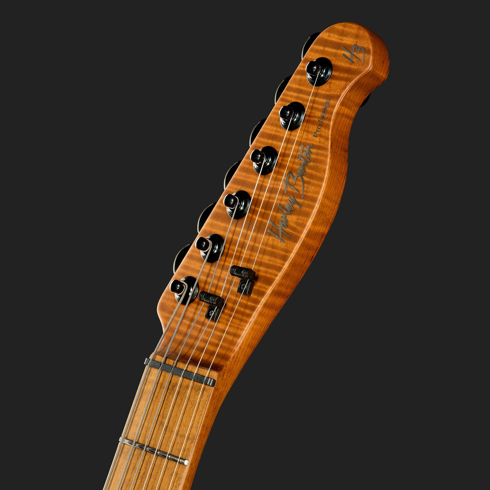 Kopfplatte der Harley Benton Fusion-T II HH MN HT BM