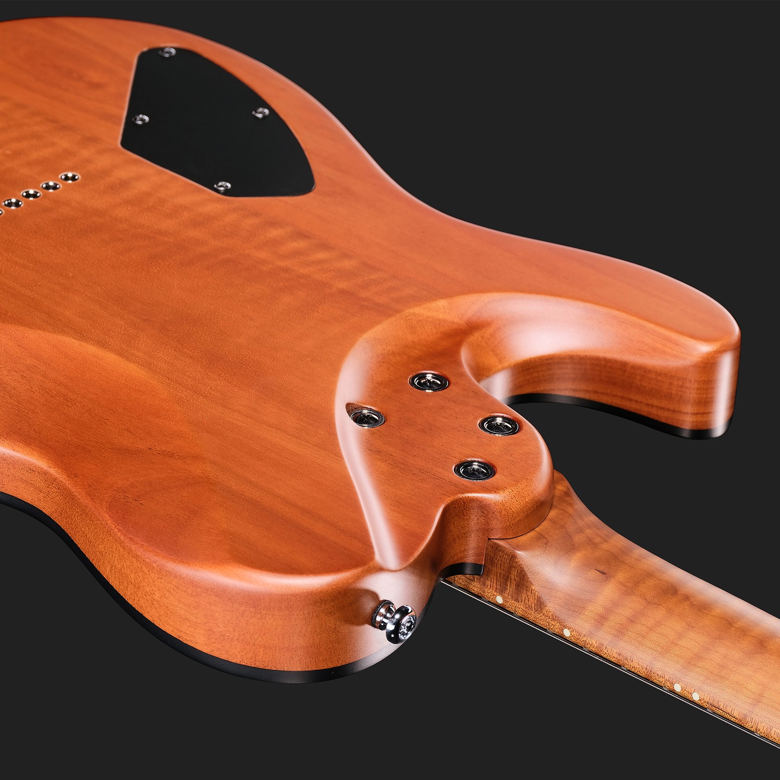 Rückseite der Harley Benton Fusion-T II HH MN HT SGR