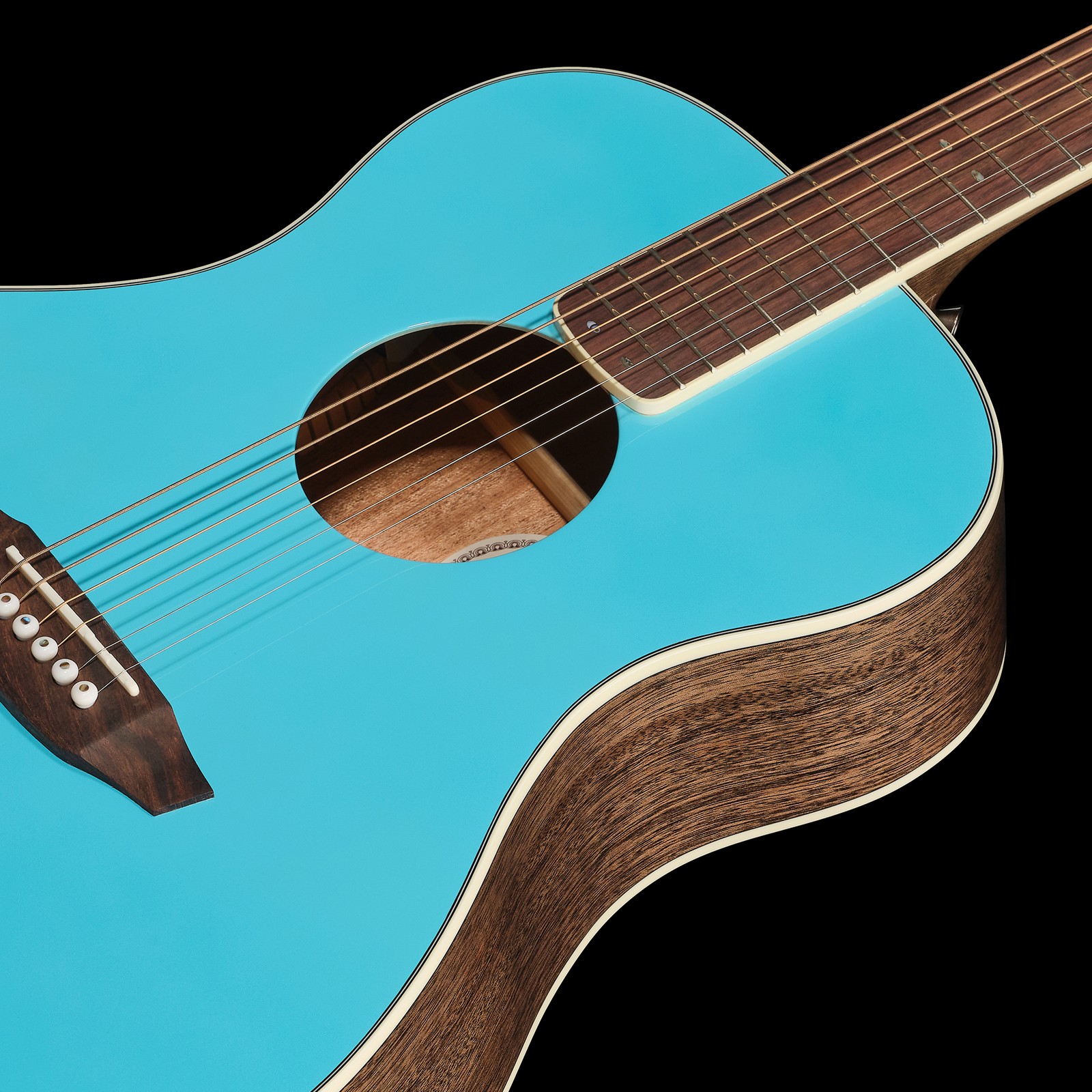 Harley Benton CLF-50E Ocean Metallic, Decke