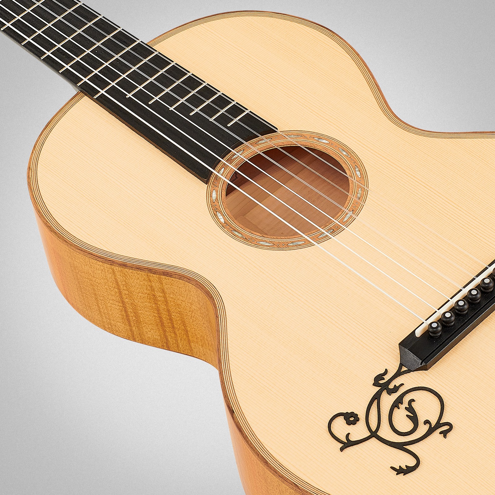Decke der Thomann Pro Romantic Guitar 1850