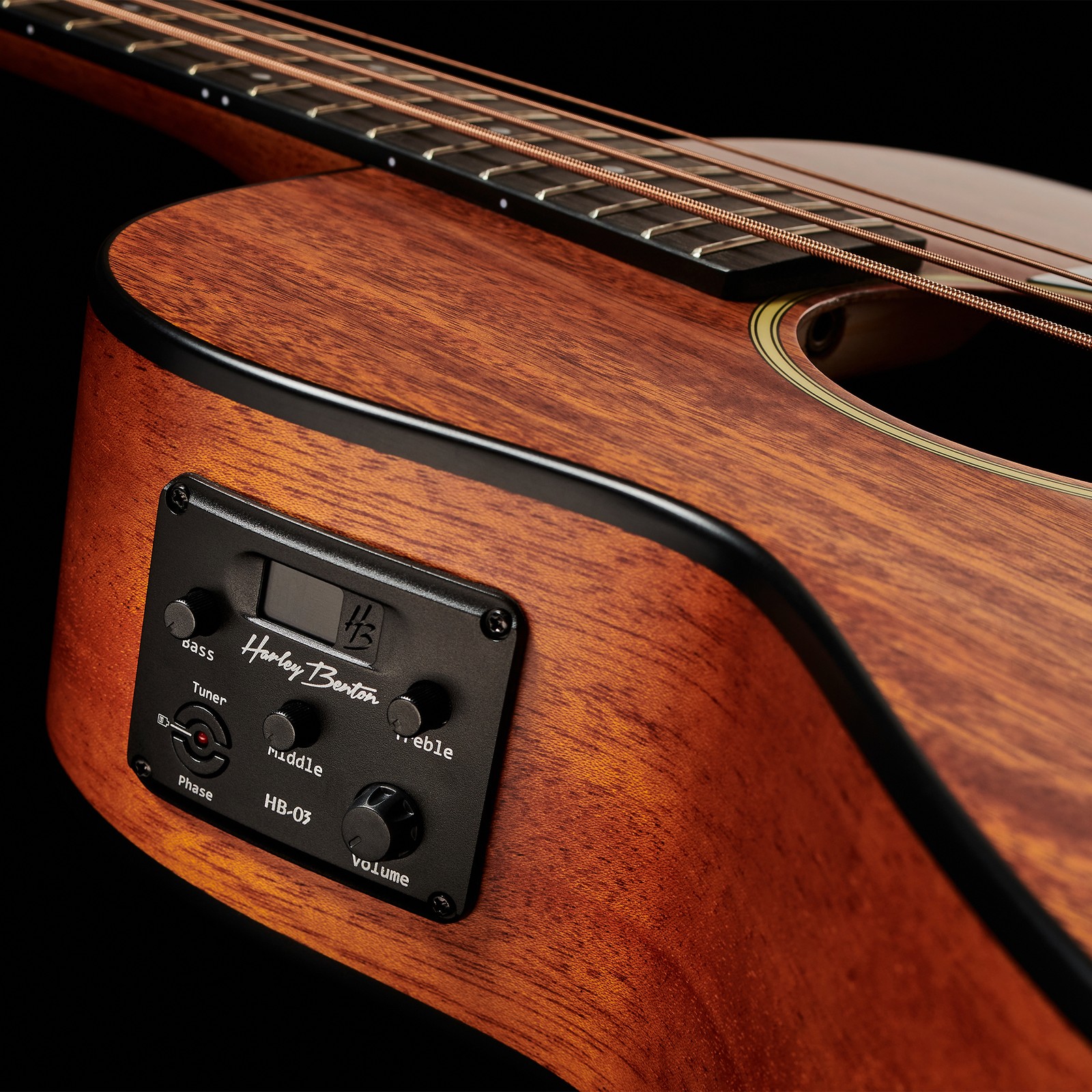 Harley Benton GS-Travel-E Bass Mahogany, Verstärker