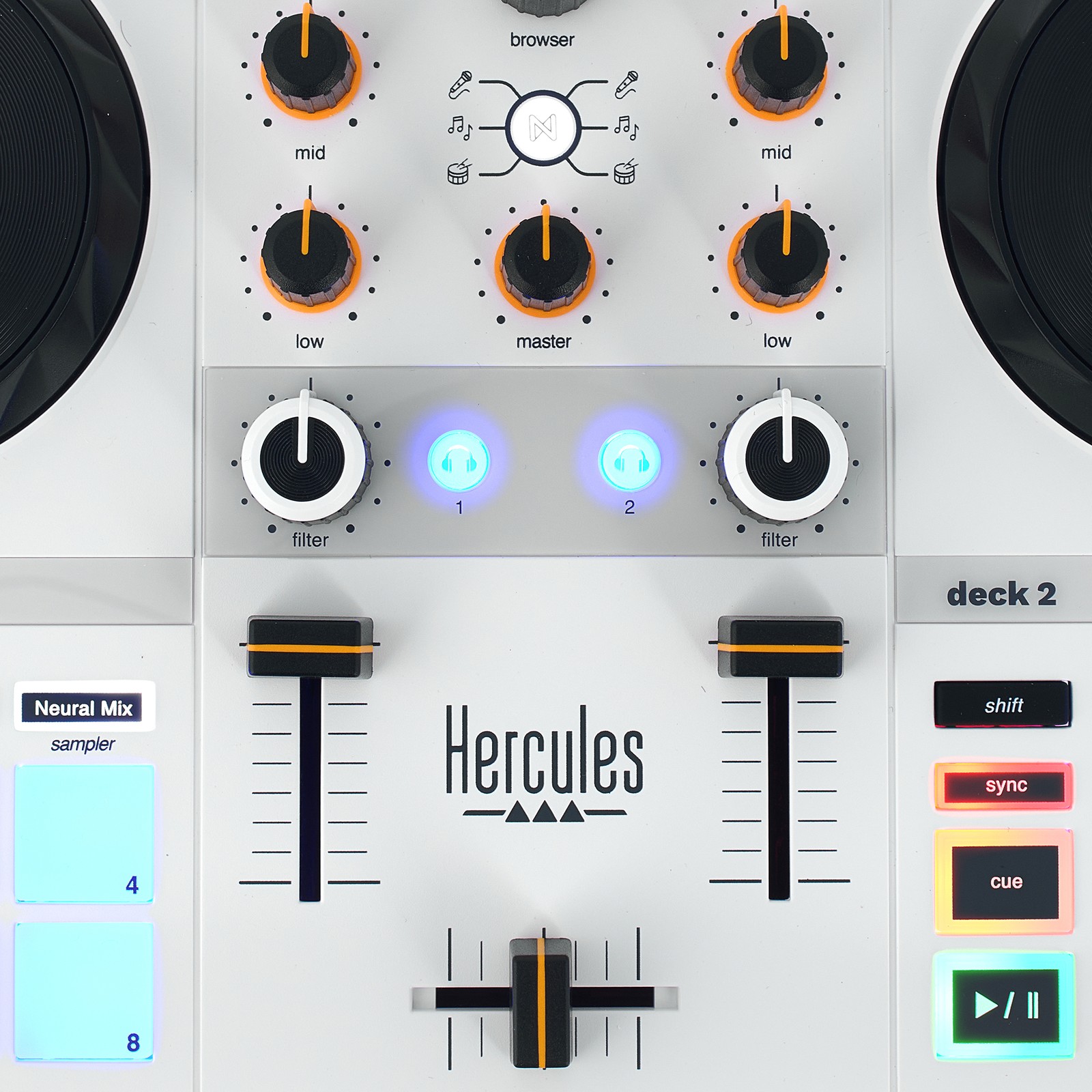 Logo on the Hercules DJ Control Mix Ultra