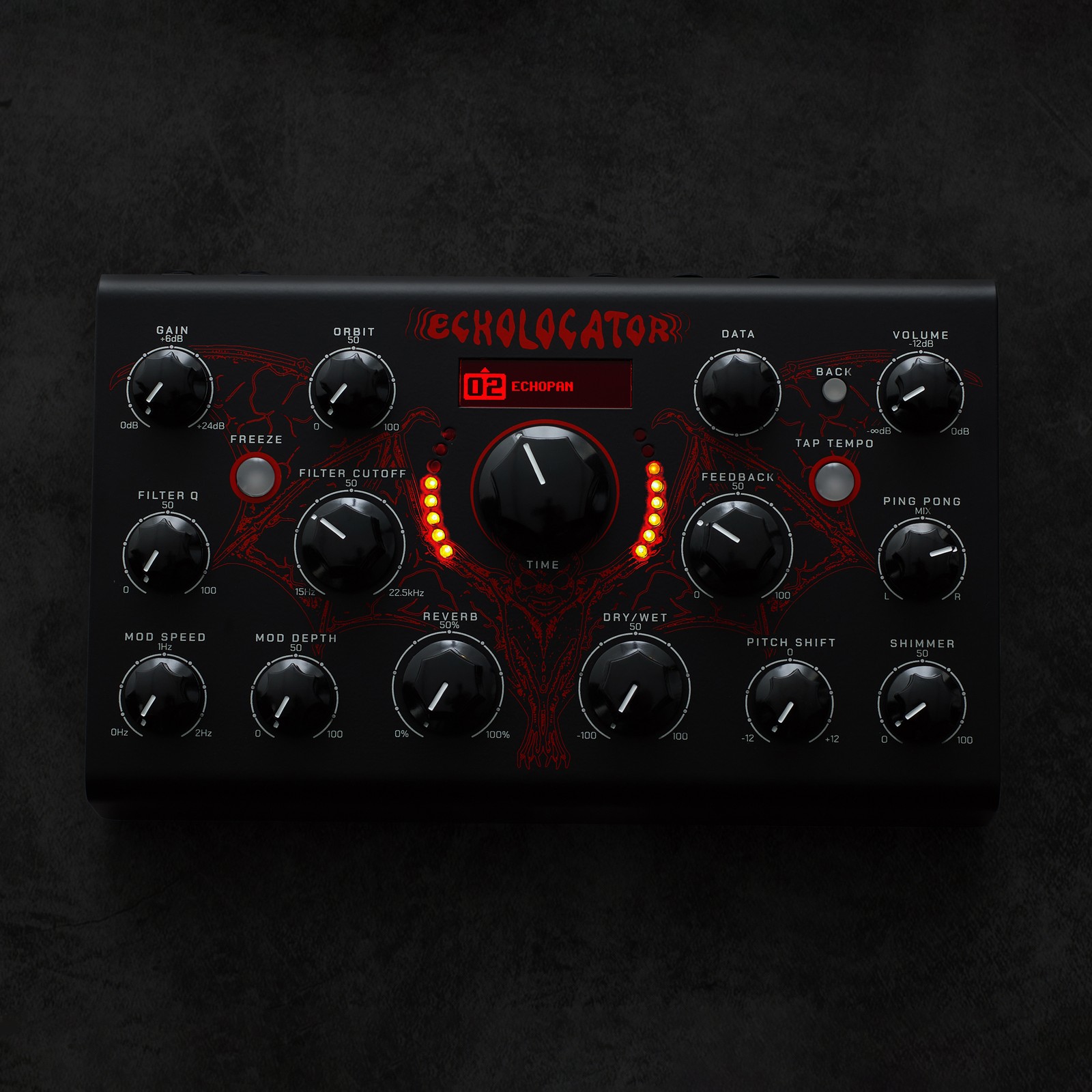 Erica Synths Echolocator, top view