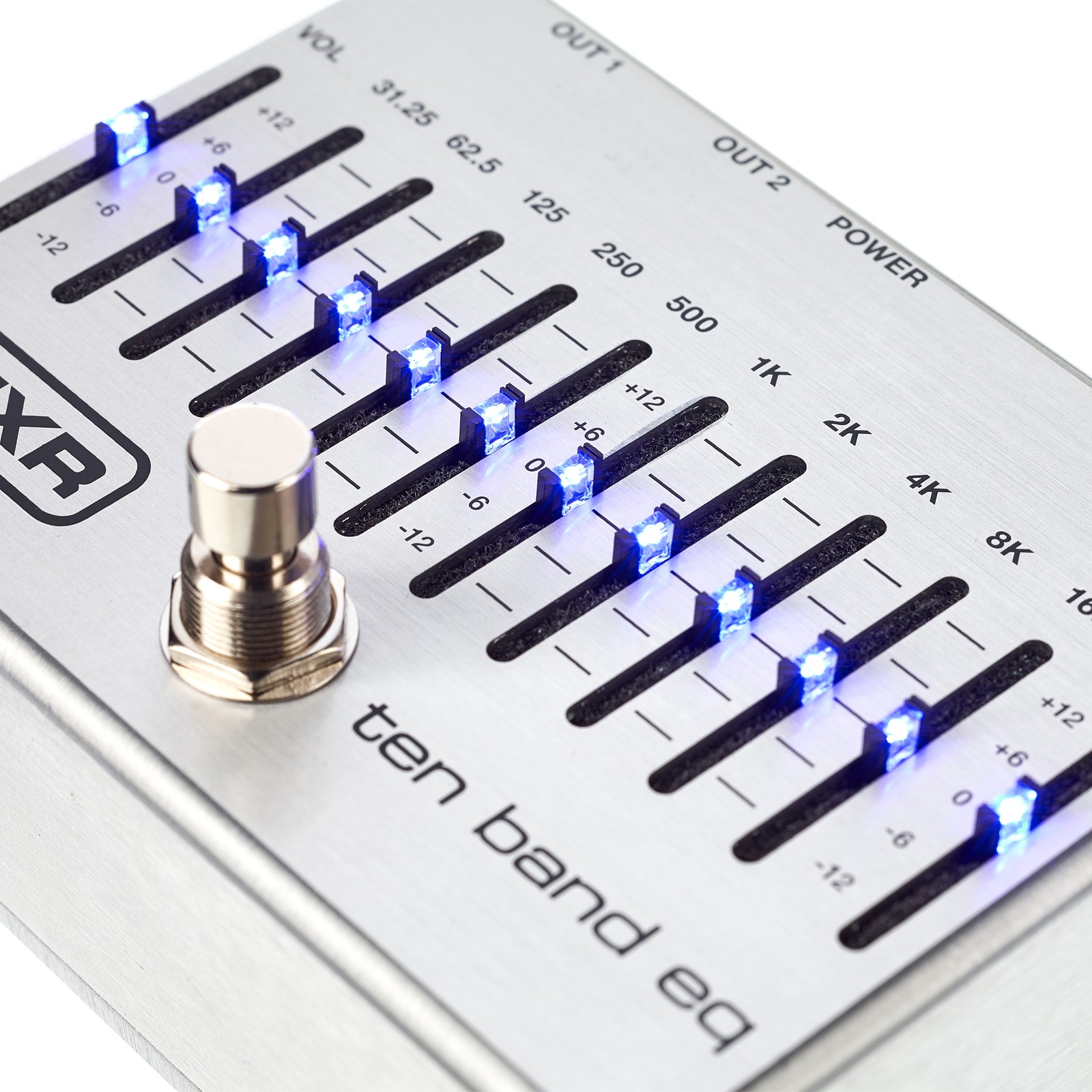 MXR 10 Band Equalizer Silver – detailed view