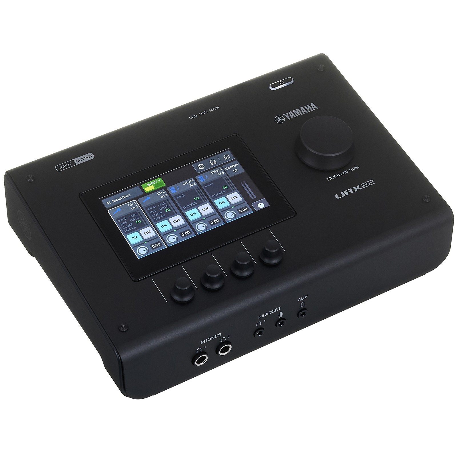 Yamaha URX22 Black, compact two-channel audio interface