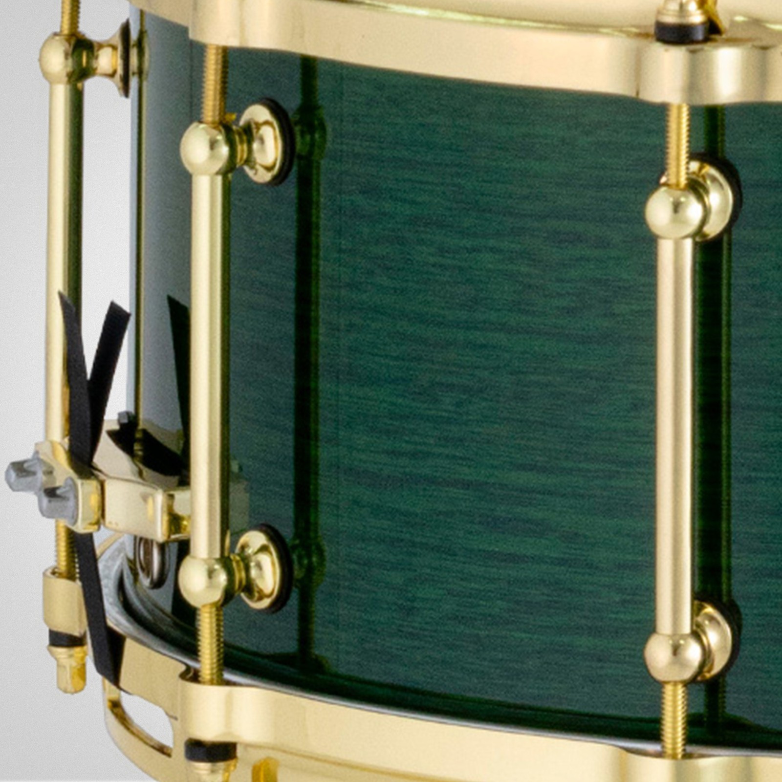 Detail der Dixon 14"x6.5" Rose Gum Snare Drum