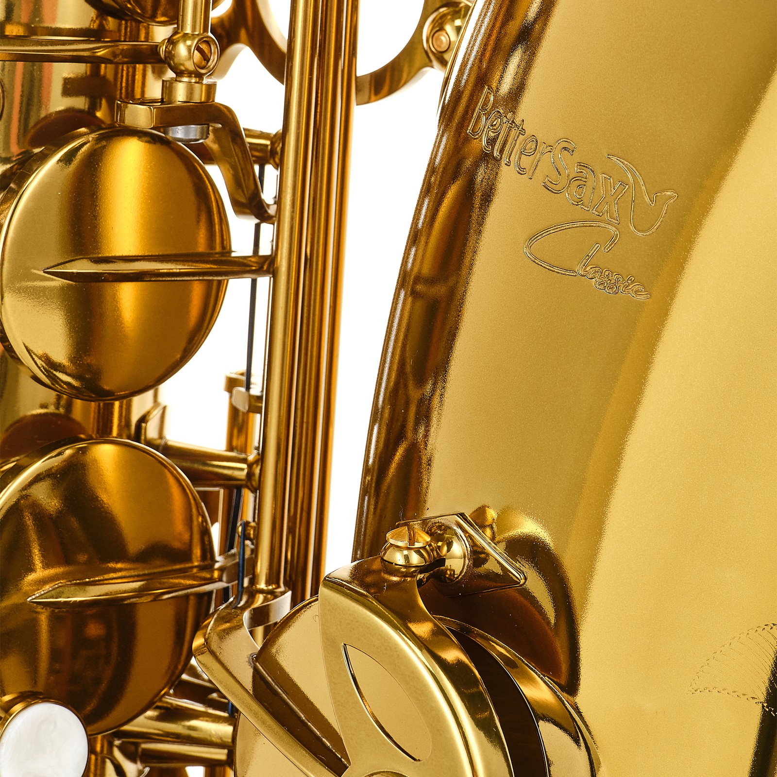 BetterSax Classic Tenor Saxophone, Logo auf Tenorsaxophon