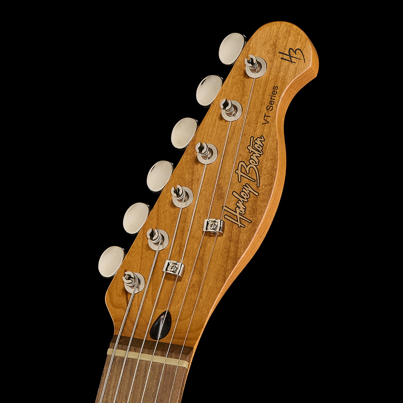 Kopfplatte der Harley Benton TE-62DB LPB