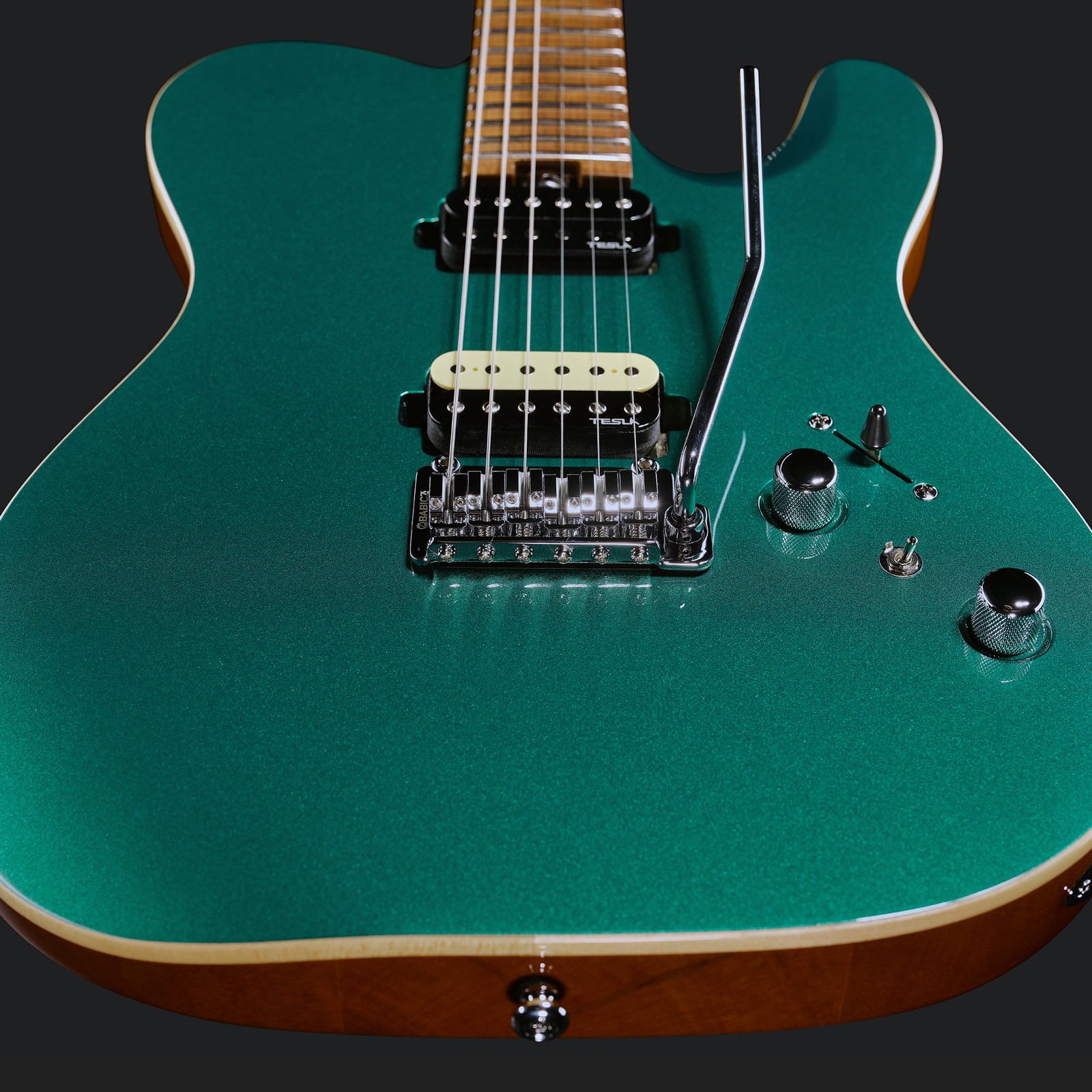 Decke der Harley Benton Fusion-T II HH MN SGR