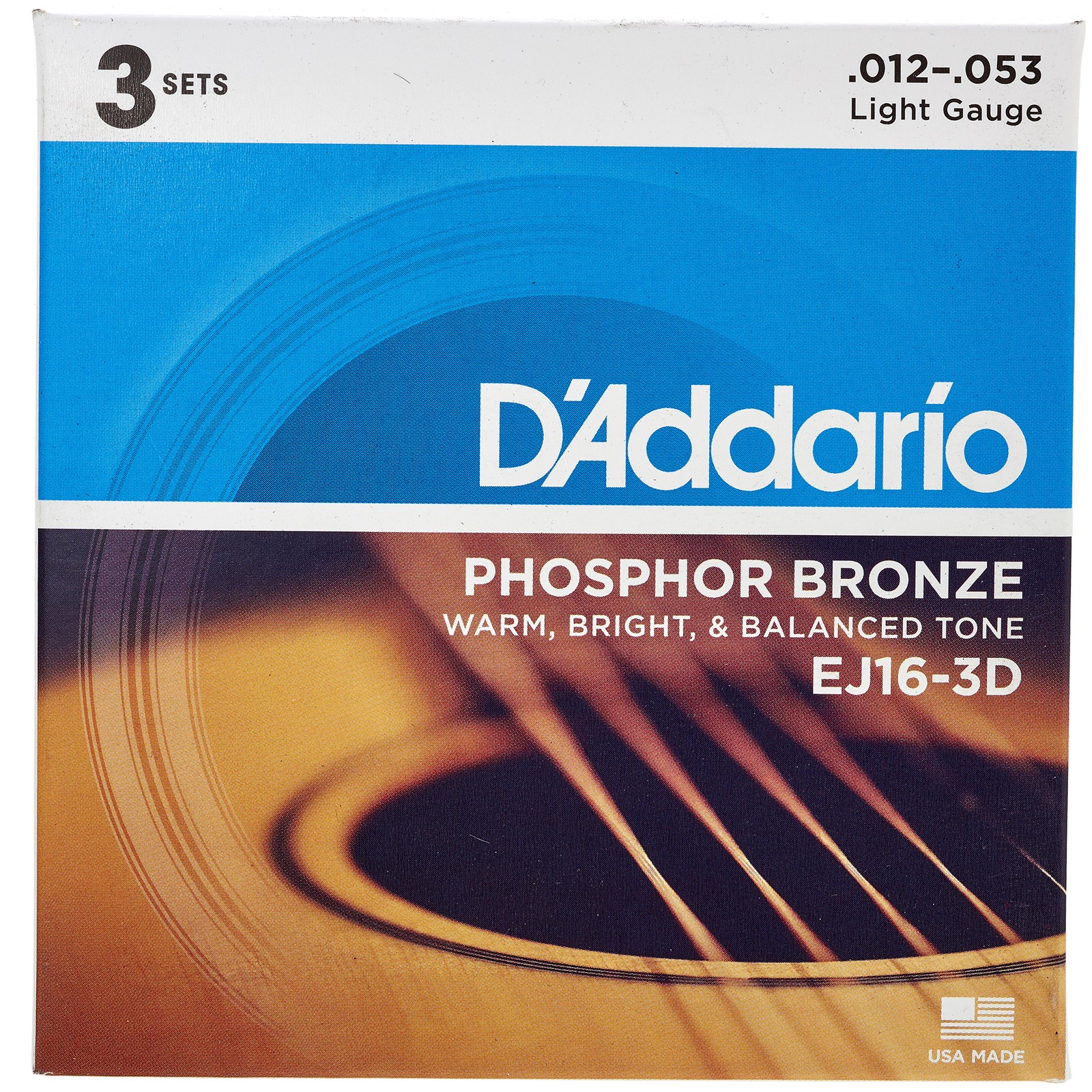 Daddario EJ16-3D