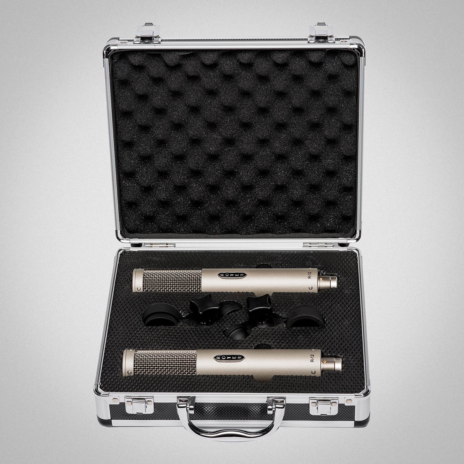 Royer Labs R-12 MP, matched pair of premium ribbon mics with accessories