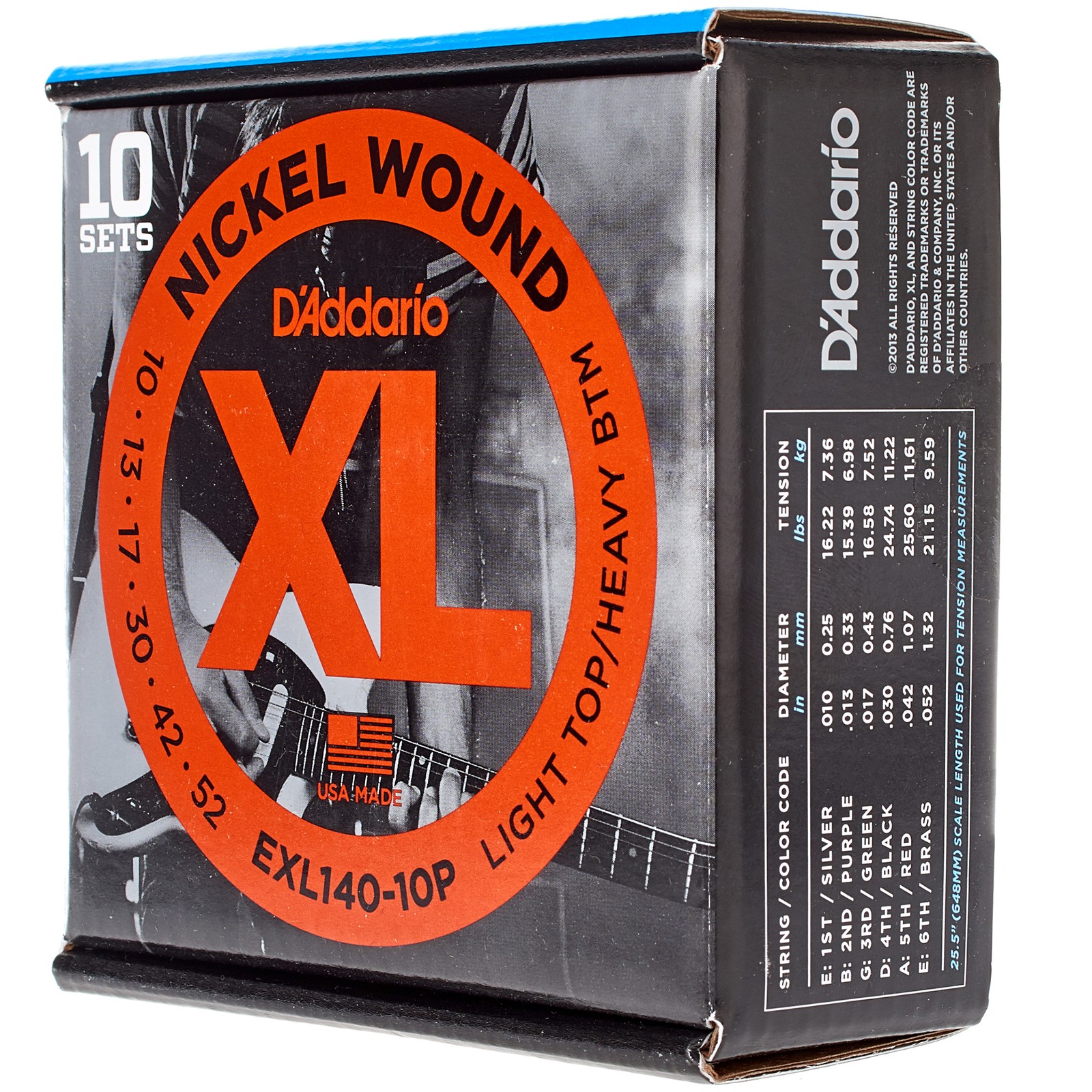 D'Addario EXL140-10P
