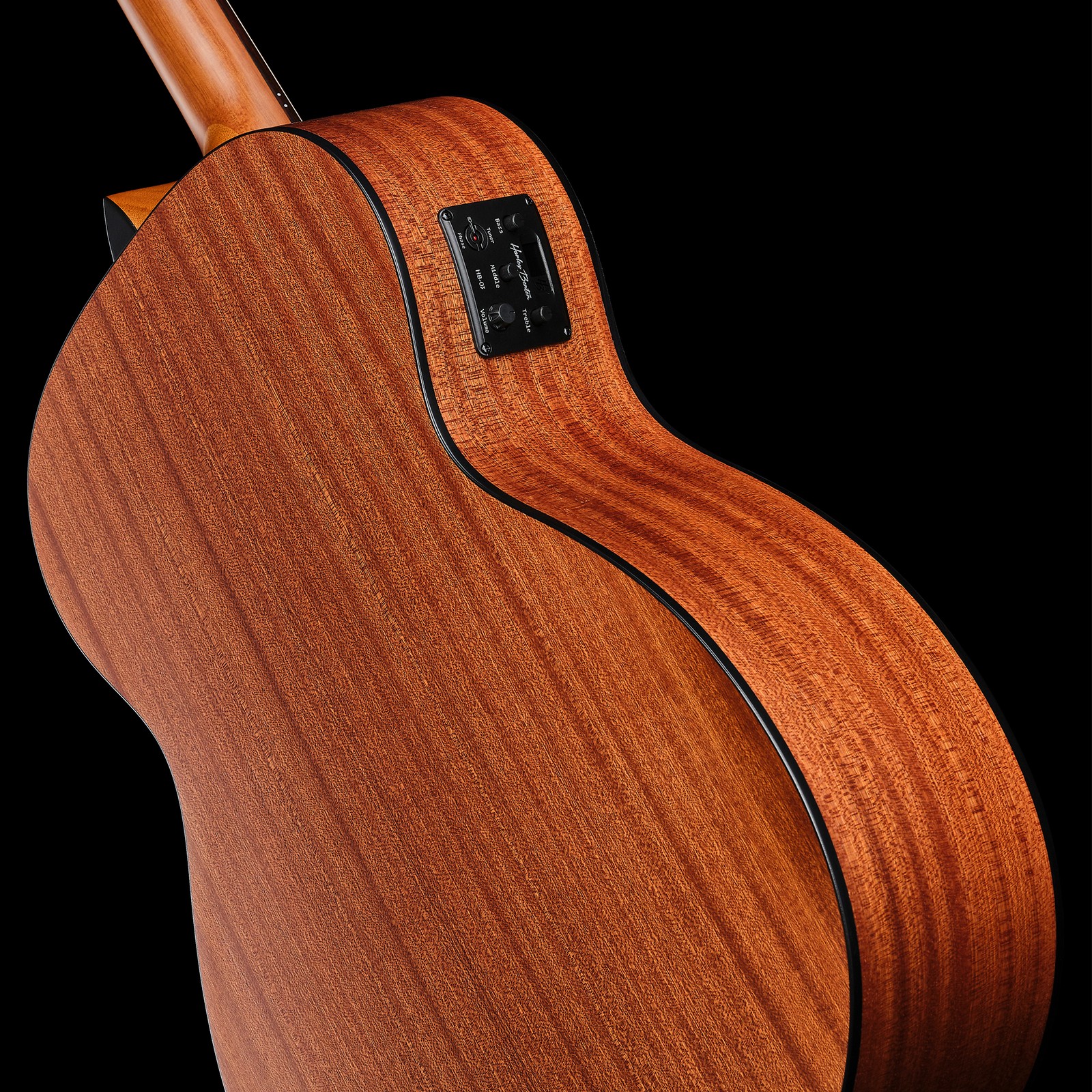 Rückseite der Harley Benton CLO-65SE NT