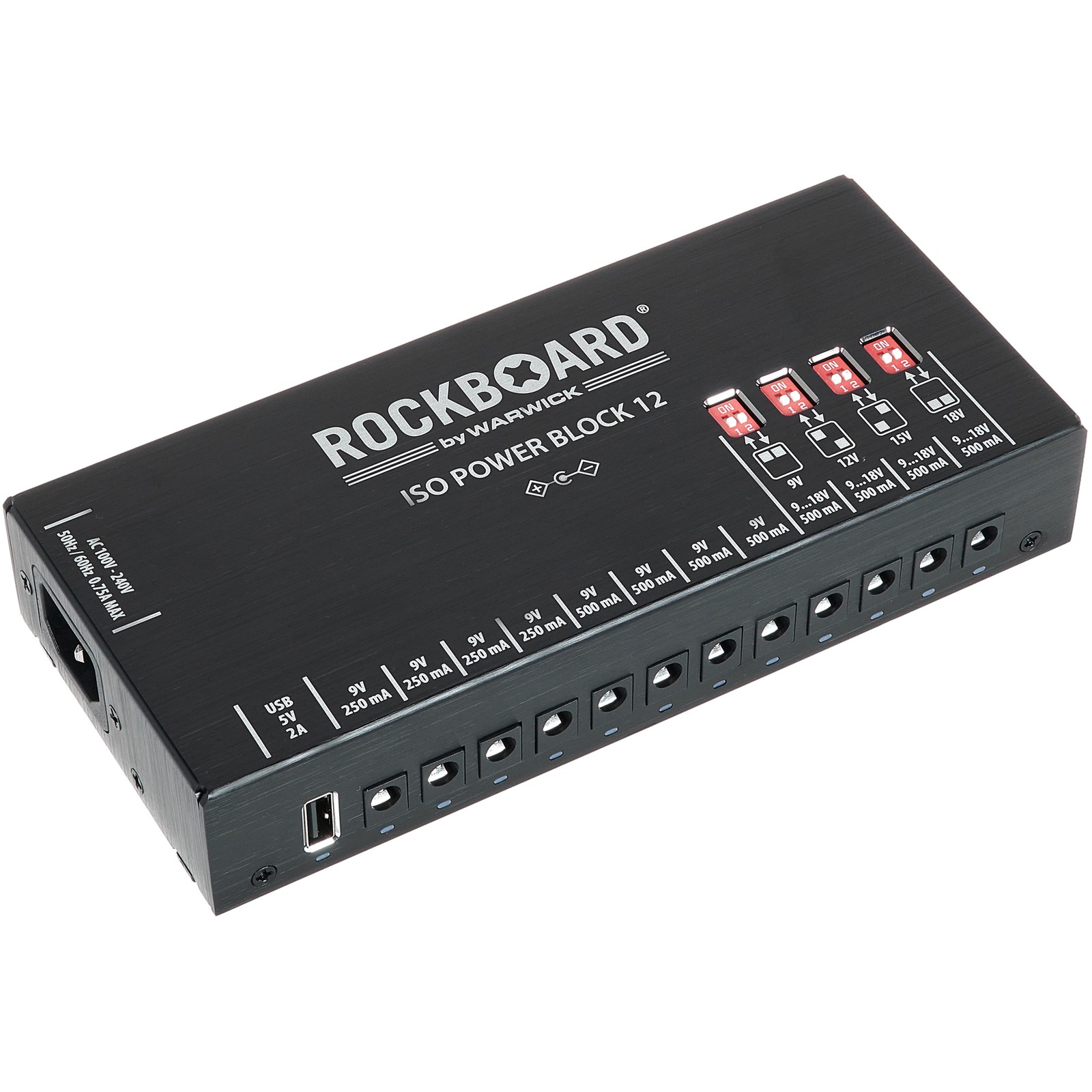 Rockboard ISO Power Block V12 IEC