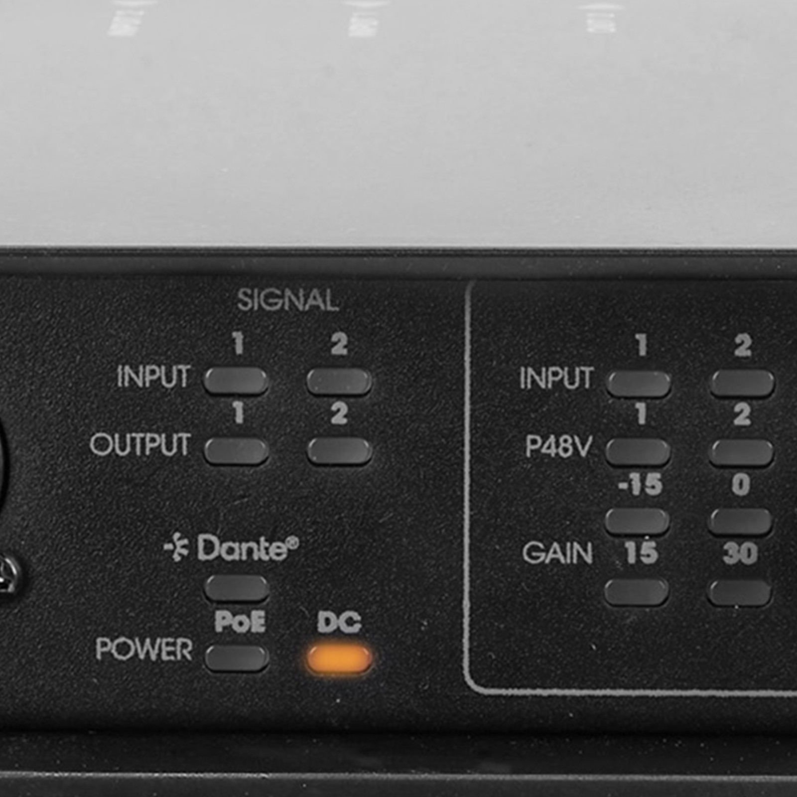 Detail, Palmer River Lahn, Dante audio interface