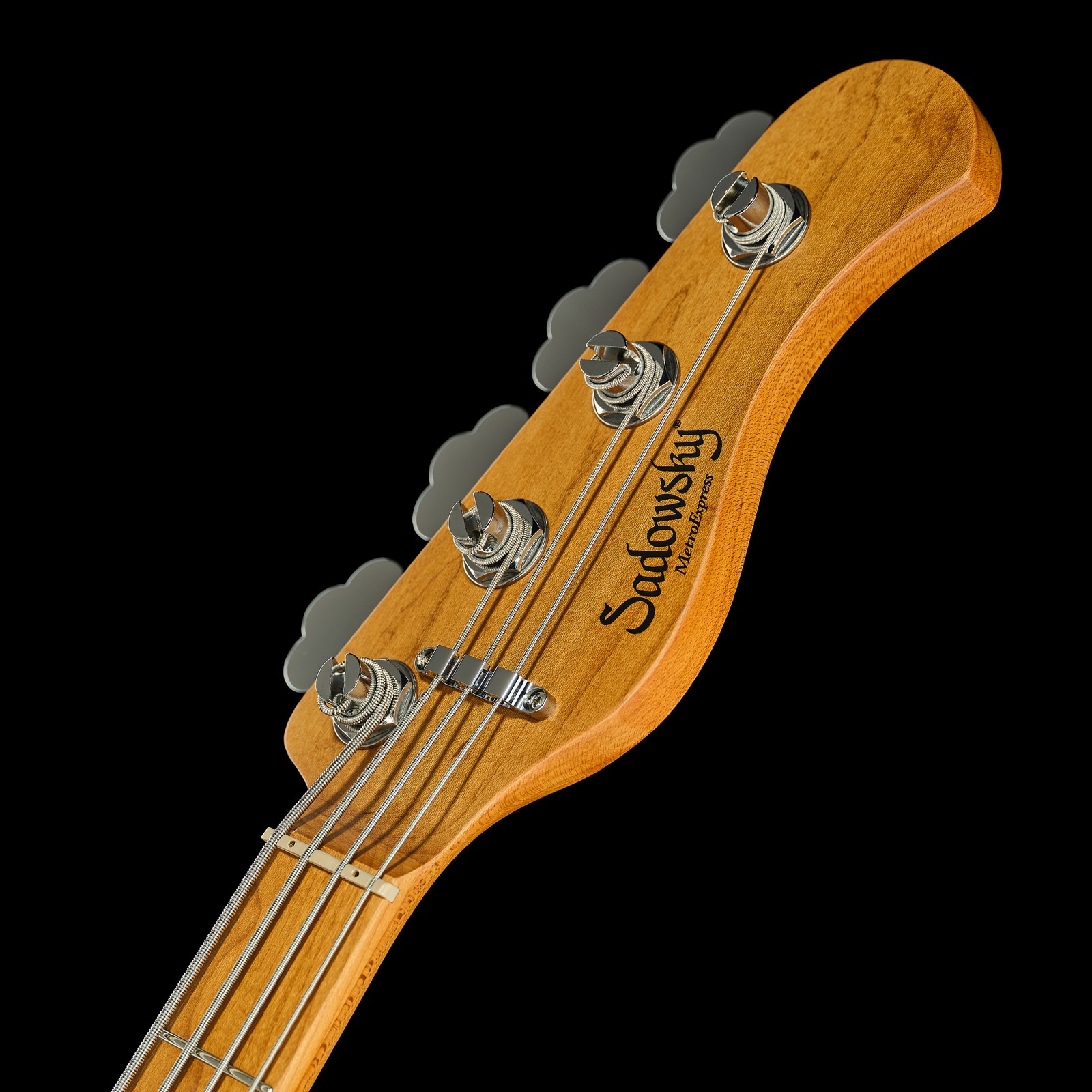 Sadowsky MetroExpress 21 Vintage JJ4 RM Tobacco Sunburst, electric bass guitar, headstock