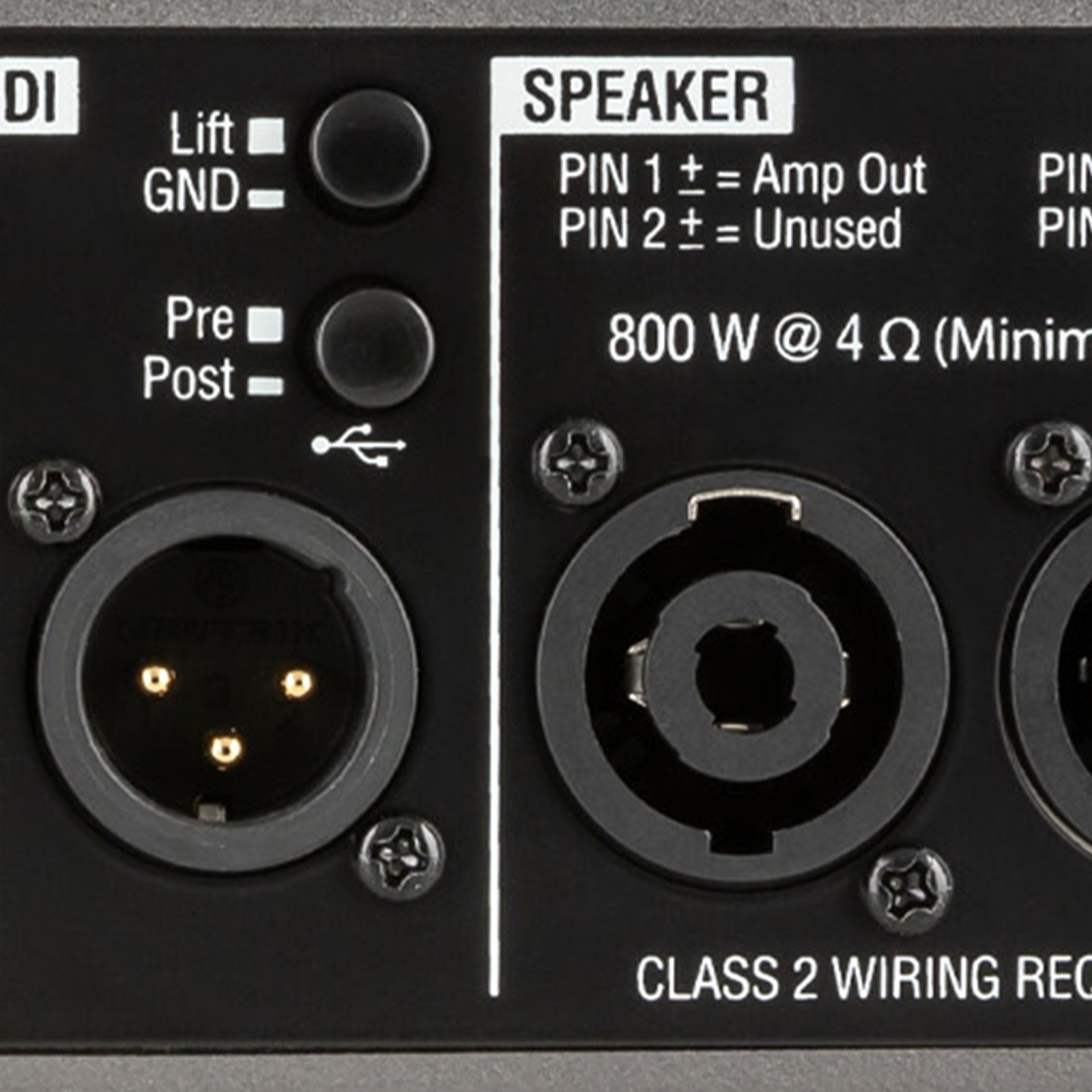 Warwick Stage Series DS 300, Rückseite des Topteil für E-Bass