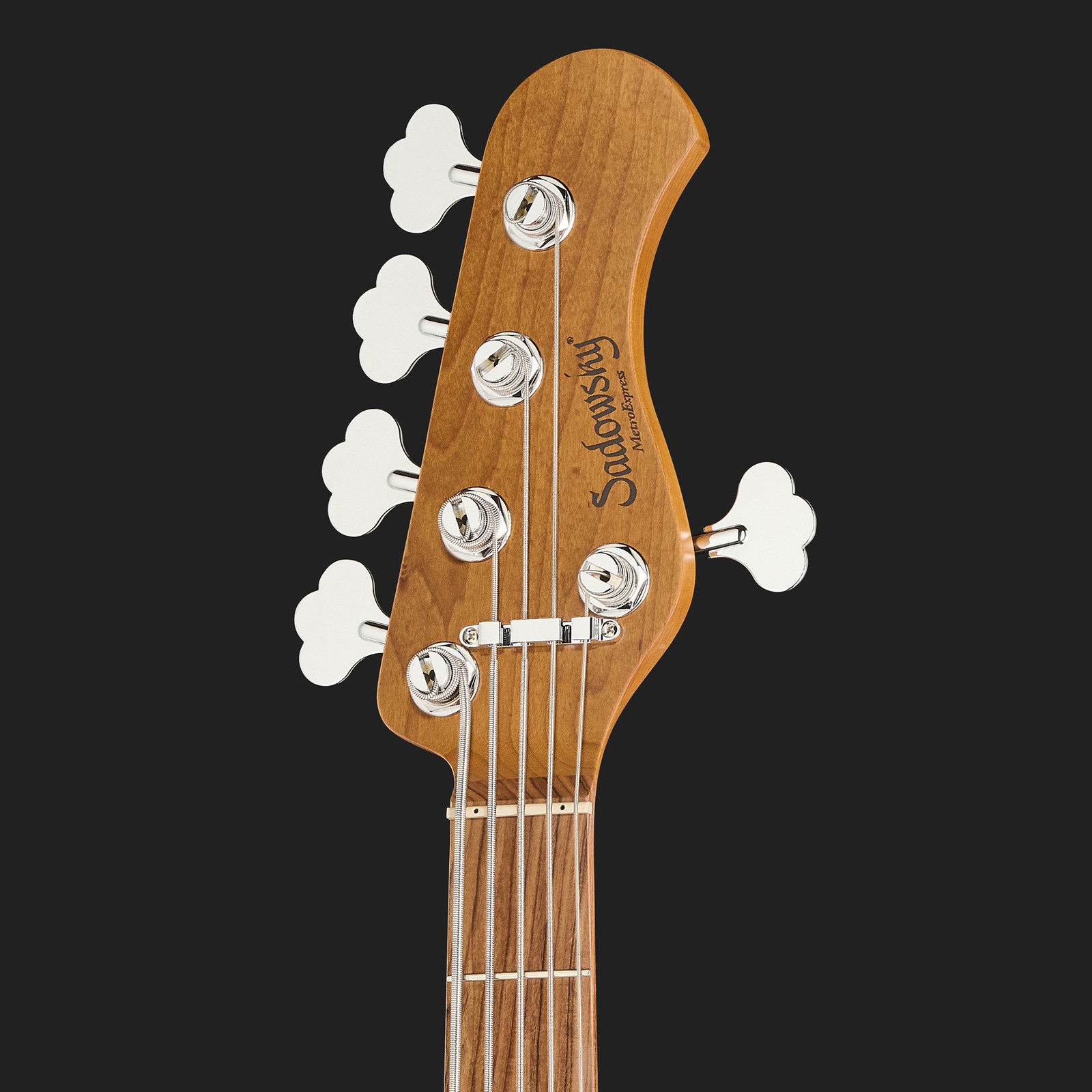 Sadowsky MetroExpress 21 Vintage M5 Morado SGR, headstock