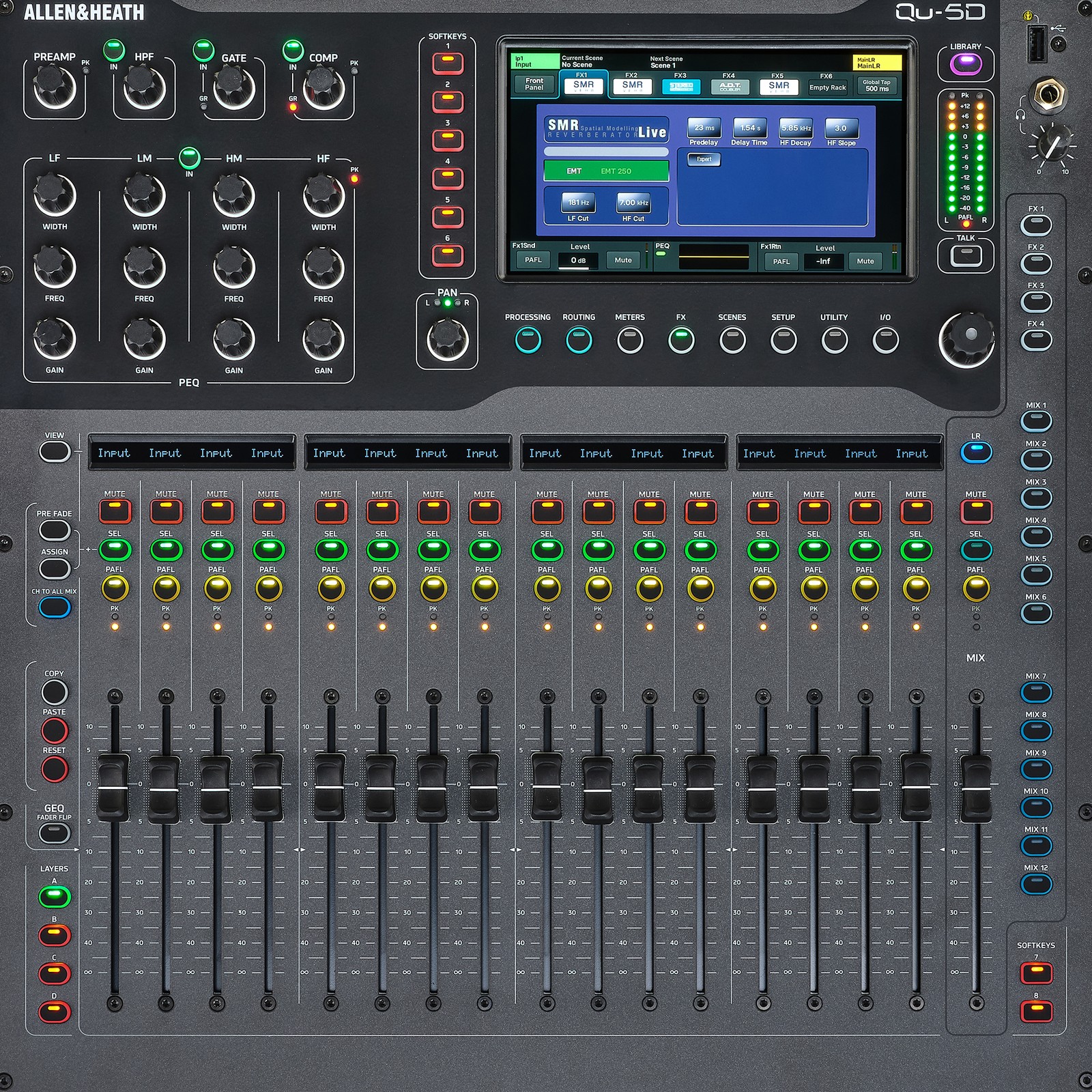Allen & Heath QU-5D, Detail