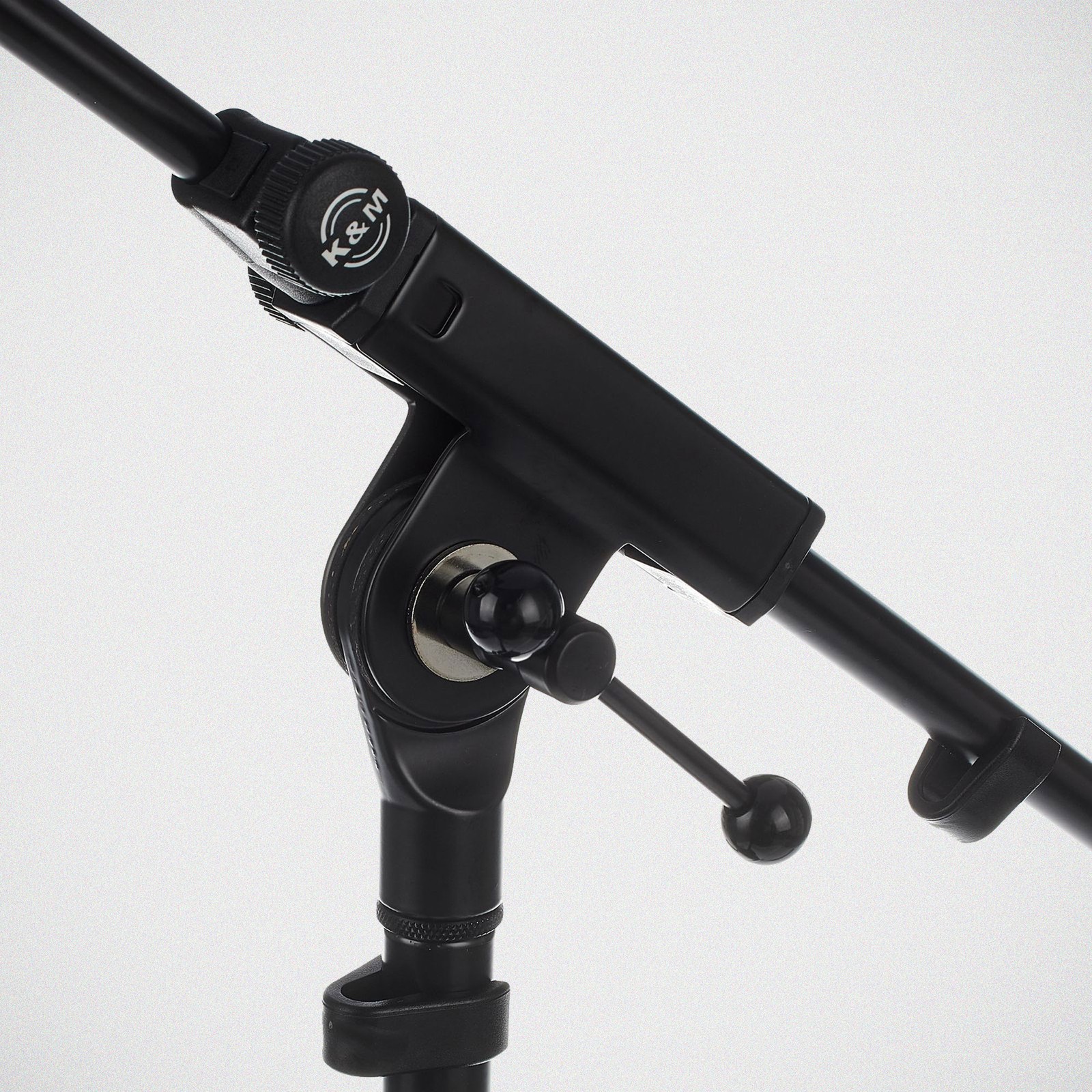 Swivel arm mechanism of the K&M 25950 microphone stand