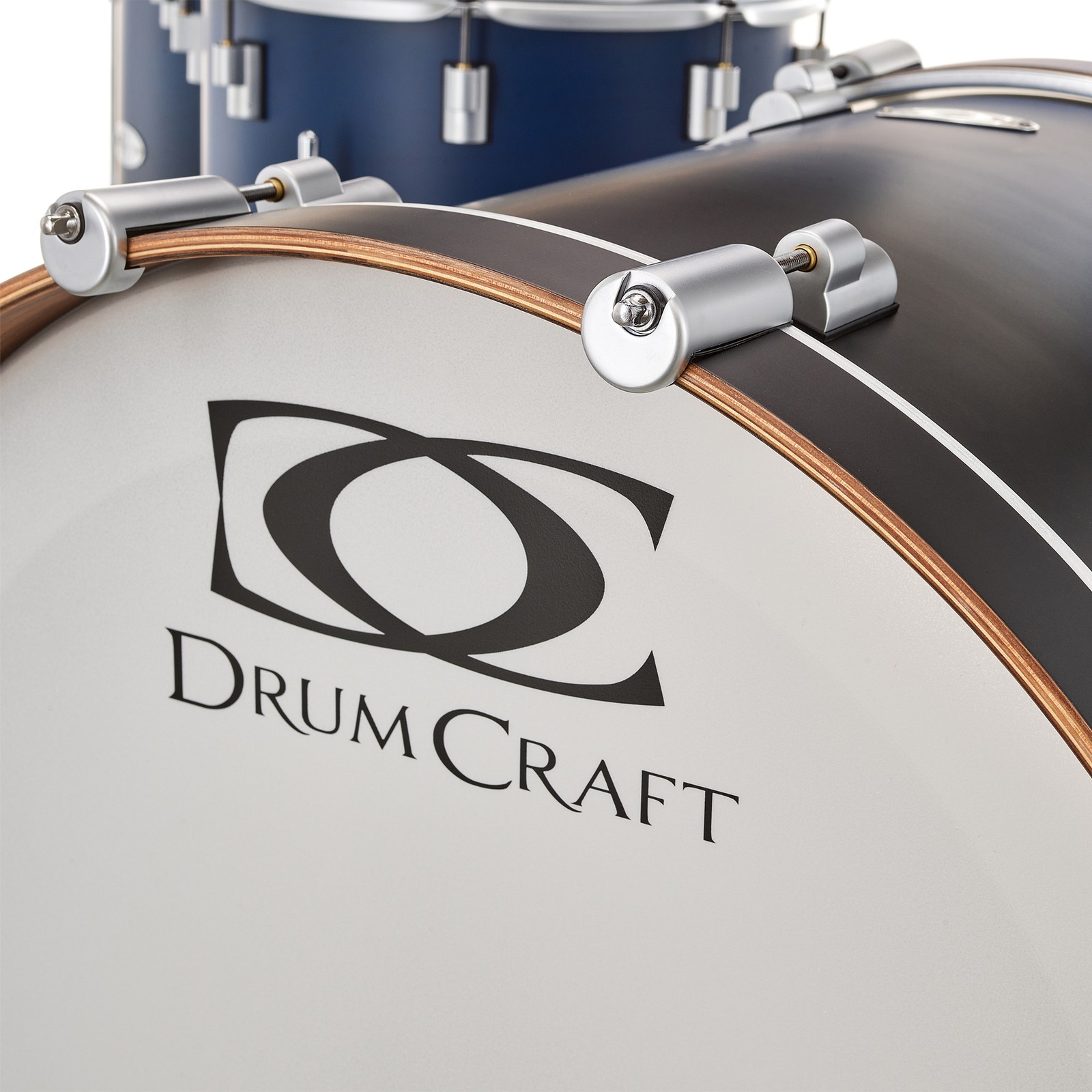 Logo auf dem DrumCraft Serie 6 2up 2down Blue Fade