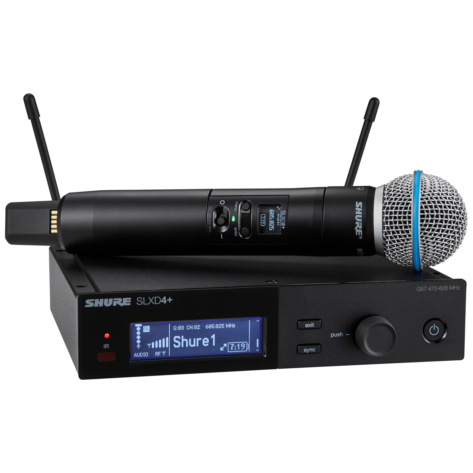 Shure SLXD24+E/Beta58 K55