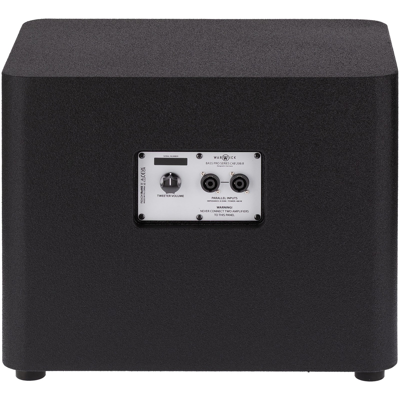 Warwick Stage Series CAB 208/8, Rückseite