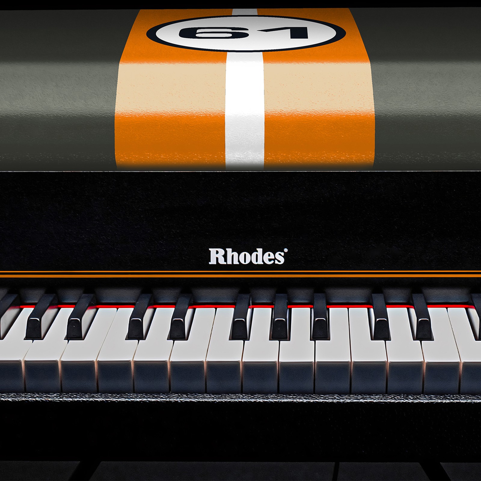 Analoges E-Piano, Detail des Rhodes Stage 61 Launch Edition