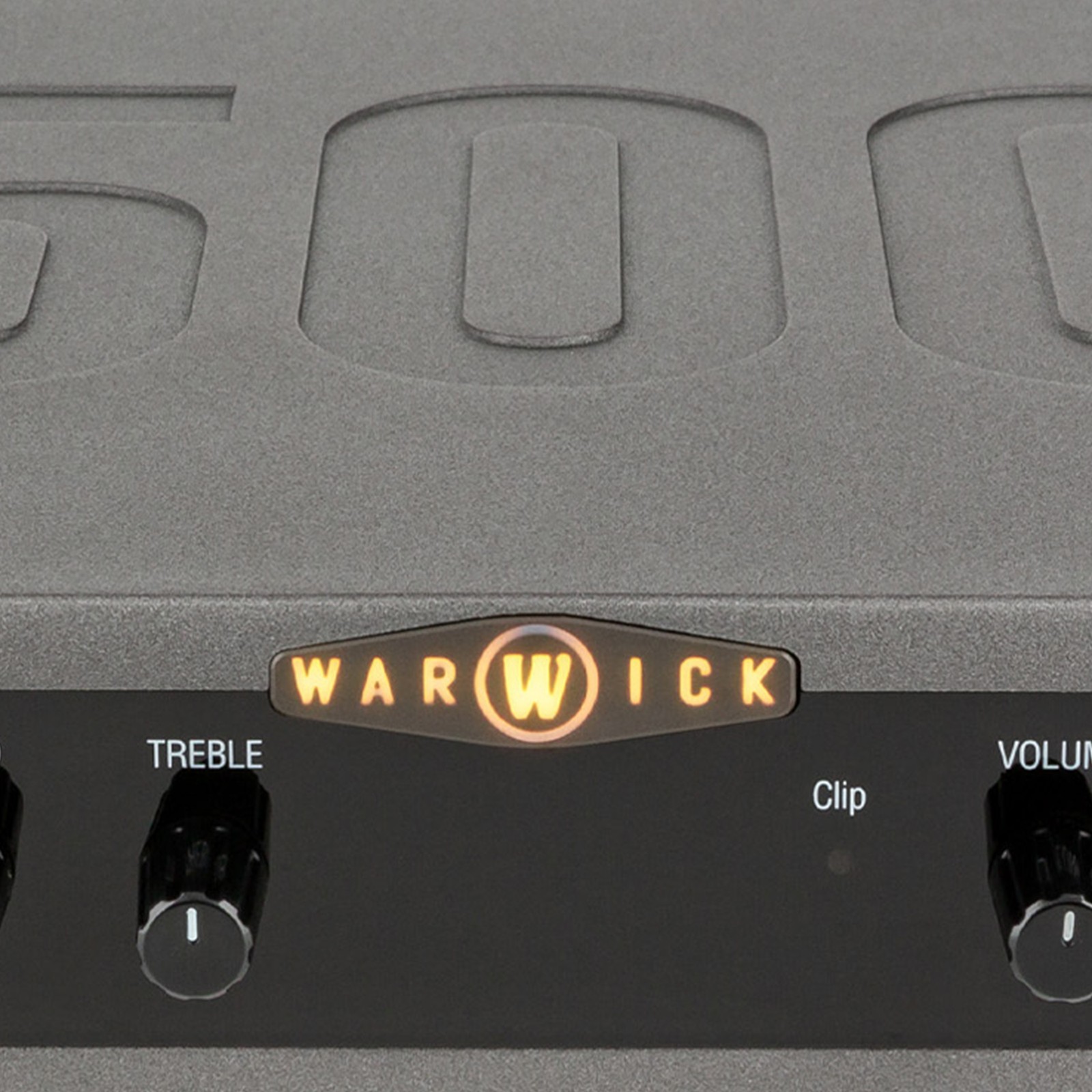 Warwick Stage Series PA 500, Logo auf dem Topteil für E-Bass