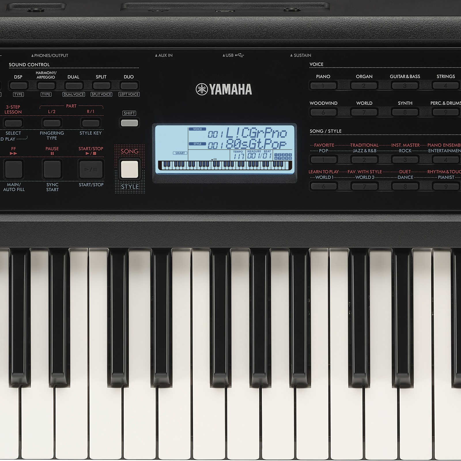 Keyboard von Yamaha 