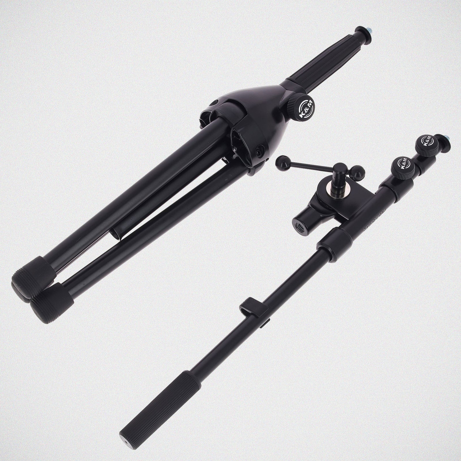 Pied de micro K&M 259 Black, replié