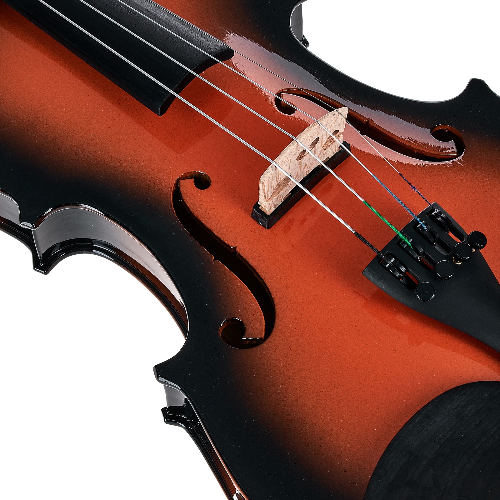 Steg auf der Harley Benton HBV 800SNB Acoustic-Electric Violine